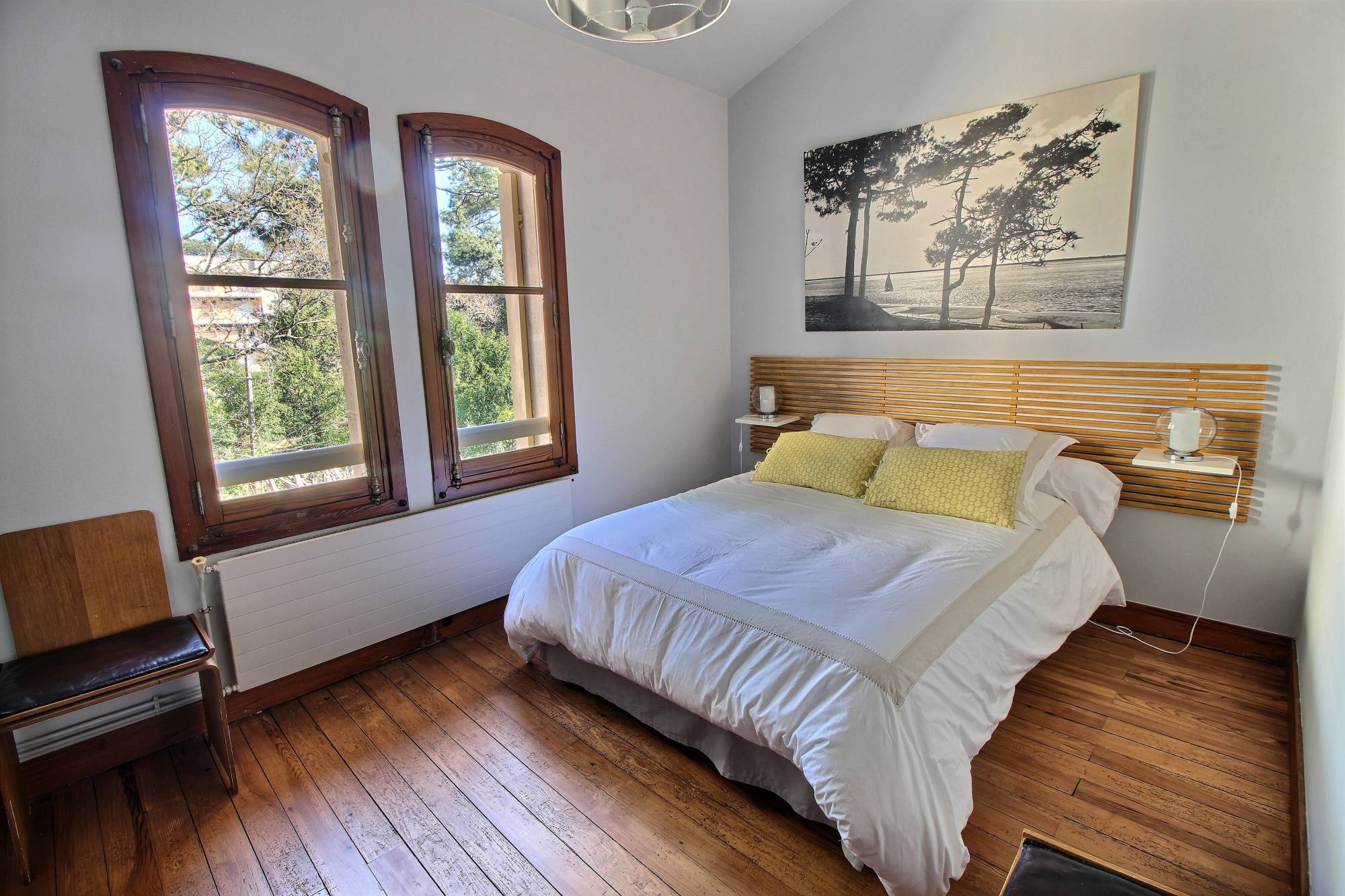 villa location saisonnière face plage du moulleau avec 7 chambres