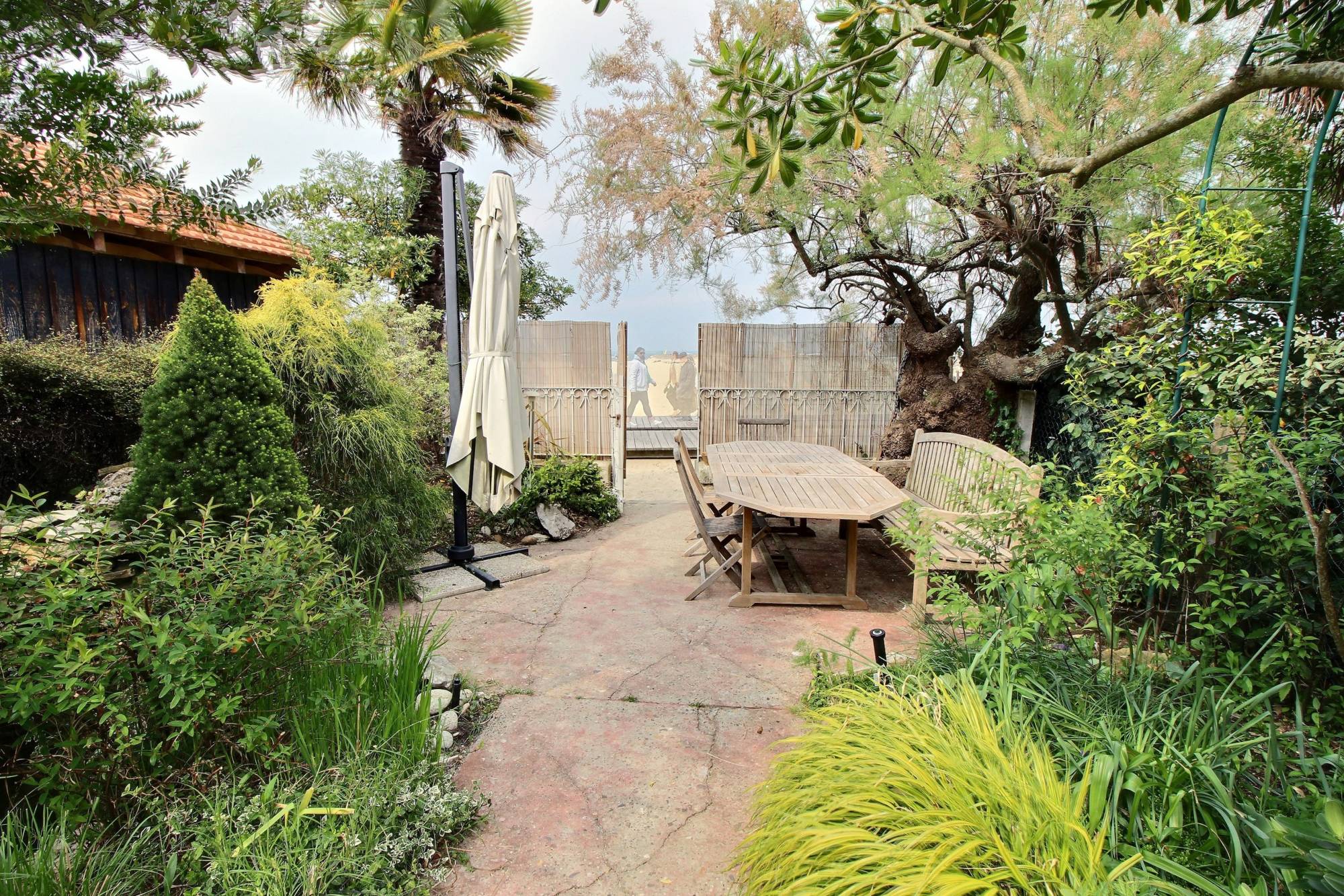 Location maison en front de mer face plage d'Eyrac ARCACHON CENTRE