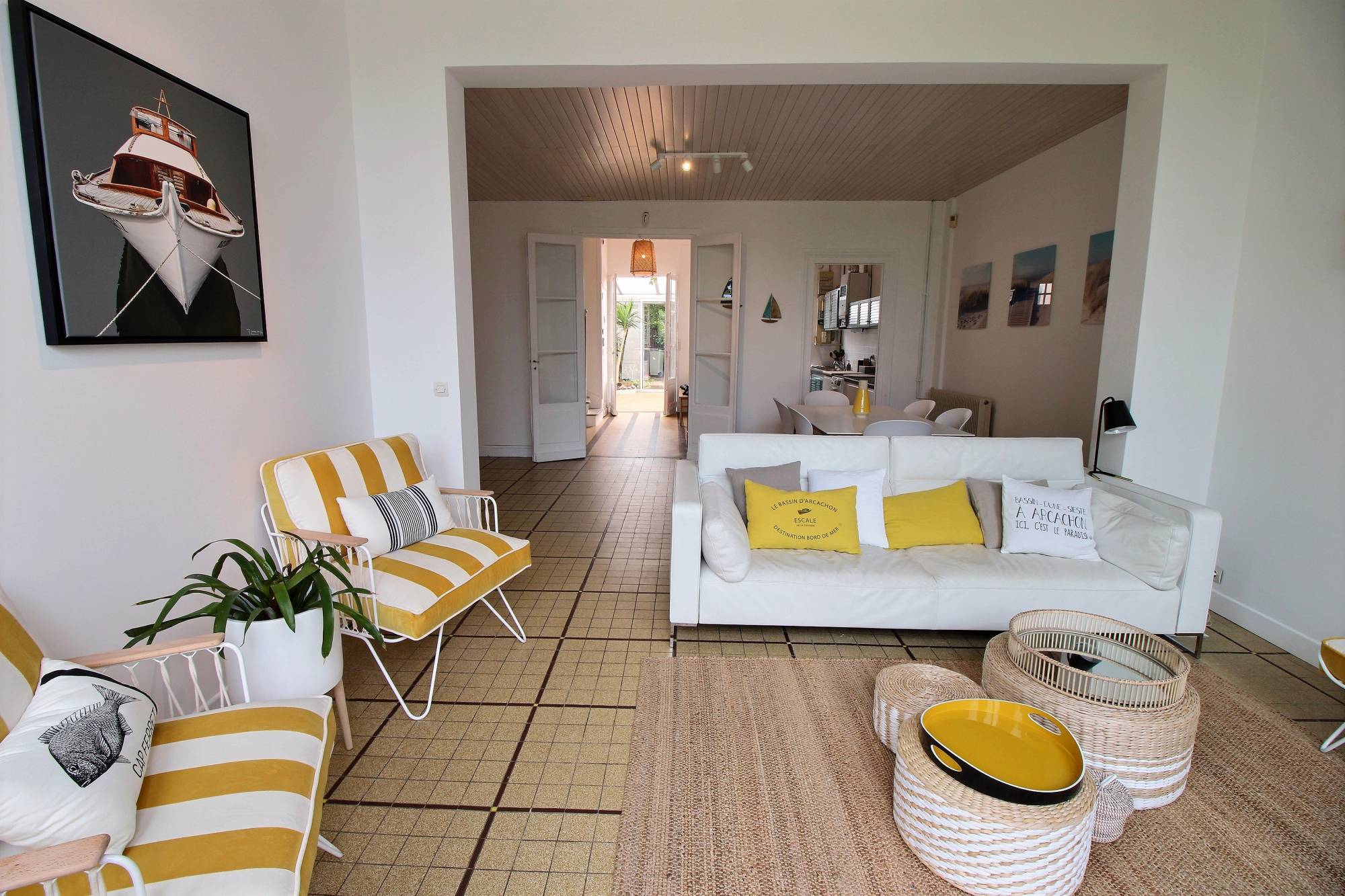 à louer maison avec 4 chambres en front de mer arcachon