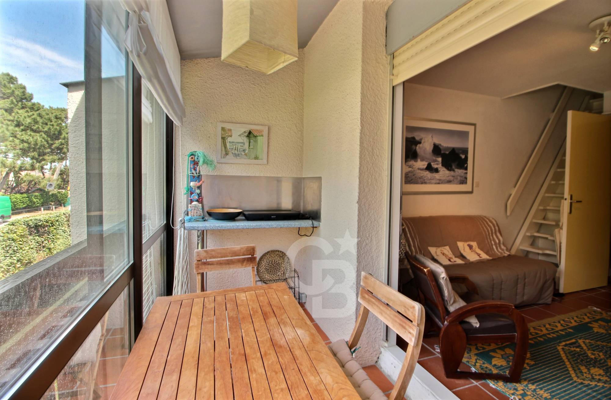 Location appartement T2 dans résidence avec piscine sécurisée - Cap-Ferret Centre