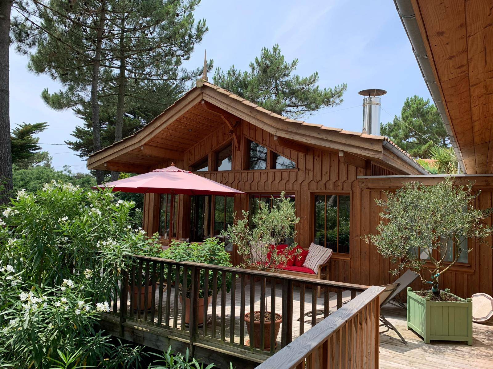 Location grande villa - 4 chambres et 8 couchages -  Cap Ferret Proche Phare