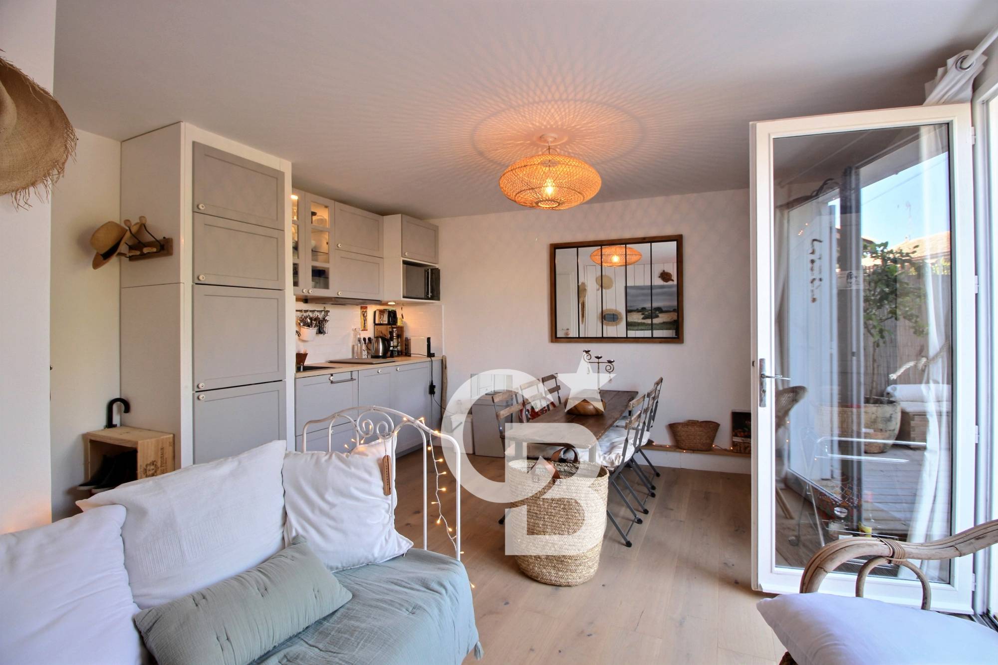 Location maison mitoyenne - 2 chambres et 4 couchages - Centre du Cap Ferret