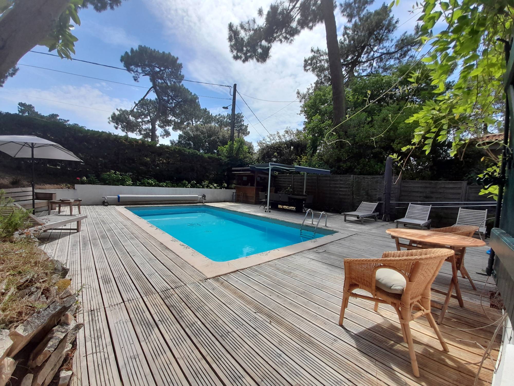 location saisonnière villa 8 personnes et piscine bassin d'arcachon