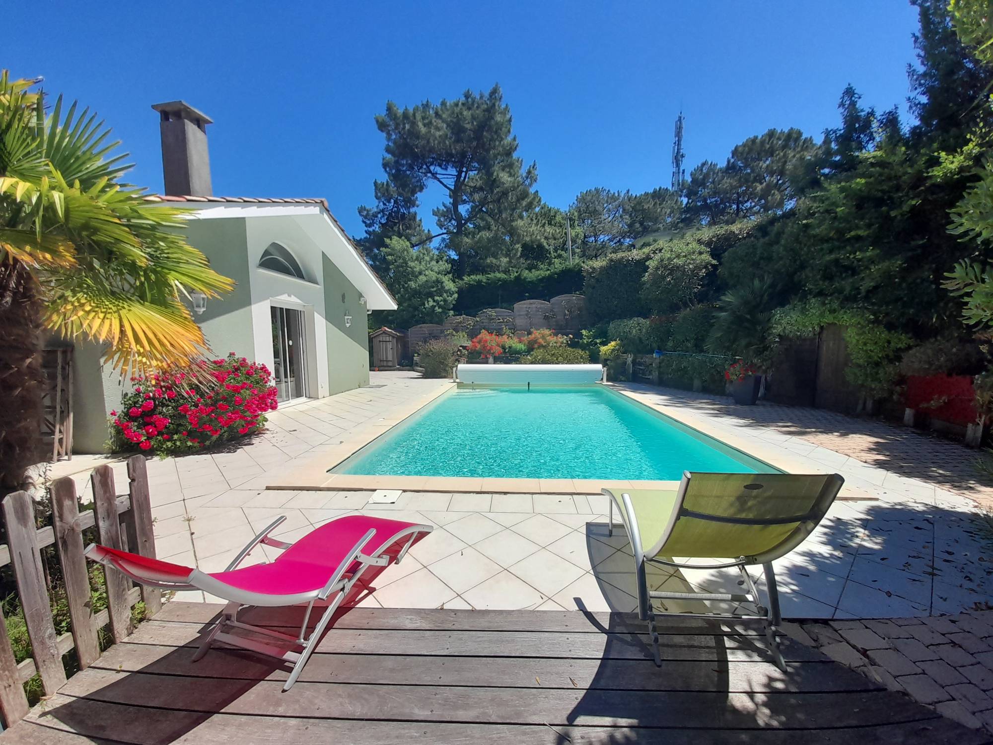 location de vacances 12- 14 personnes piscine bassin d'arcachon