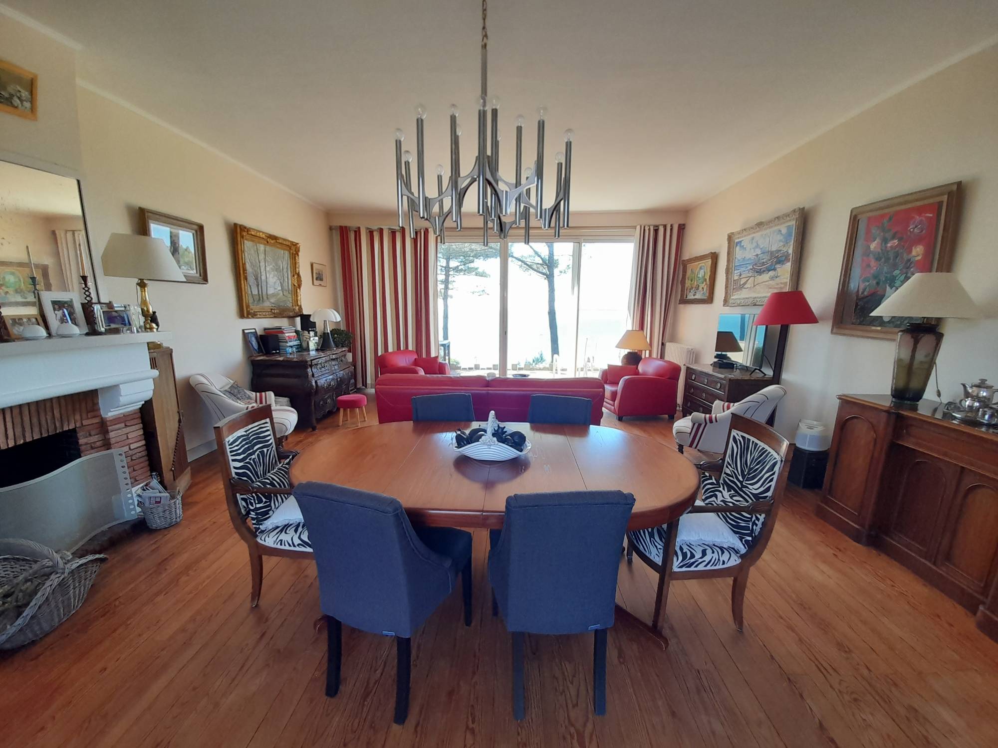 location saisonnière maison vue mer face à la plage bassin d'arcachon