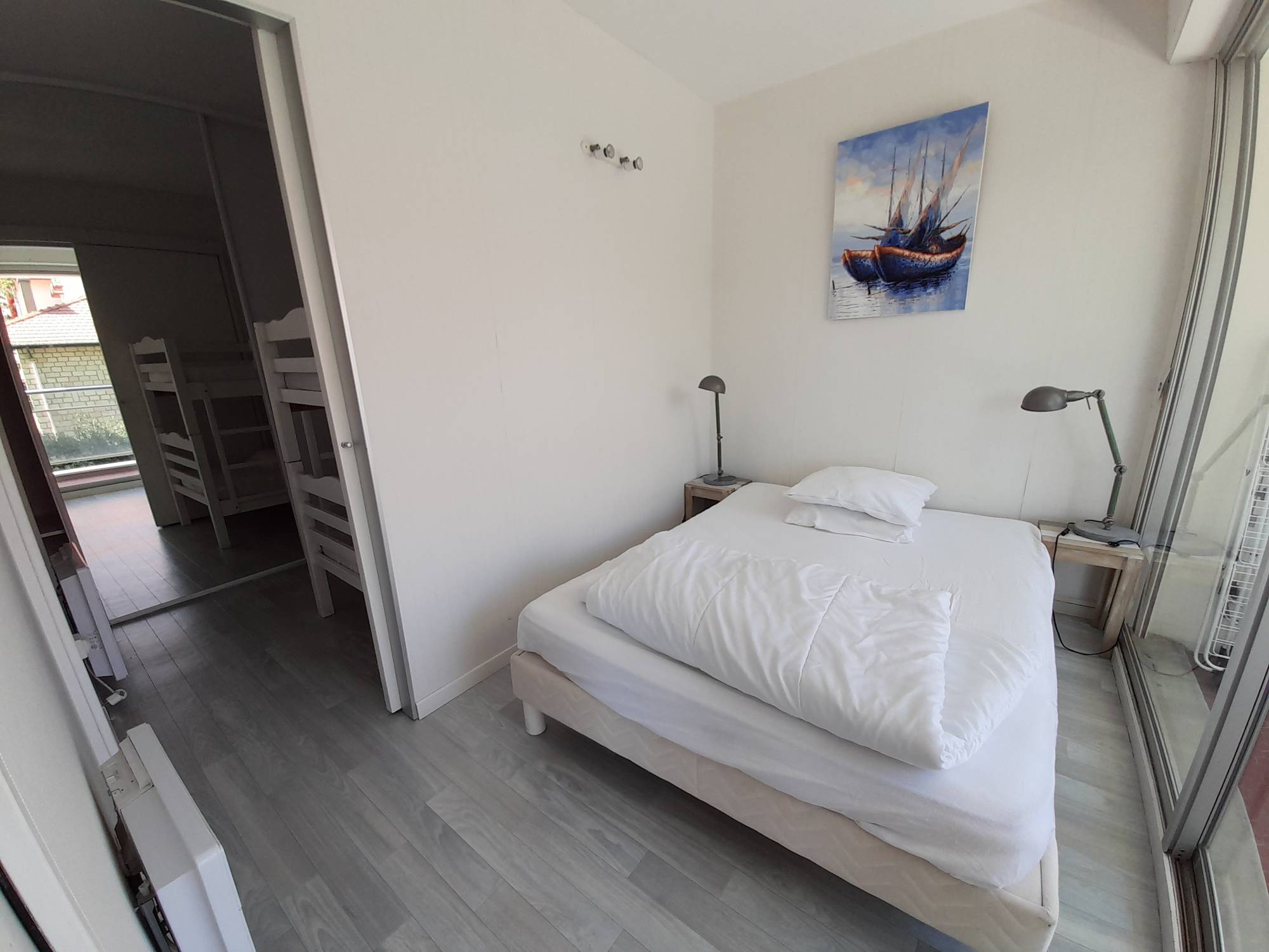 location de vacance appartement avec terrasse vue mer arcachon