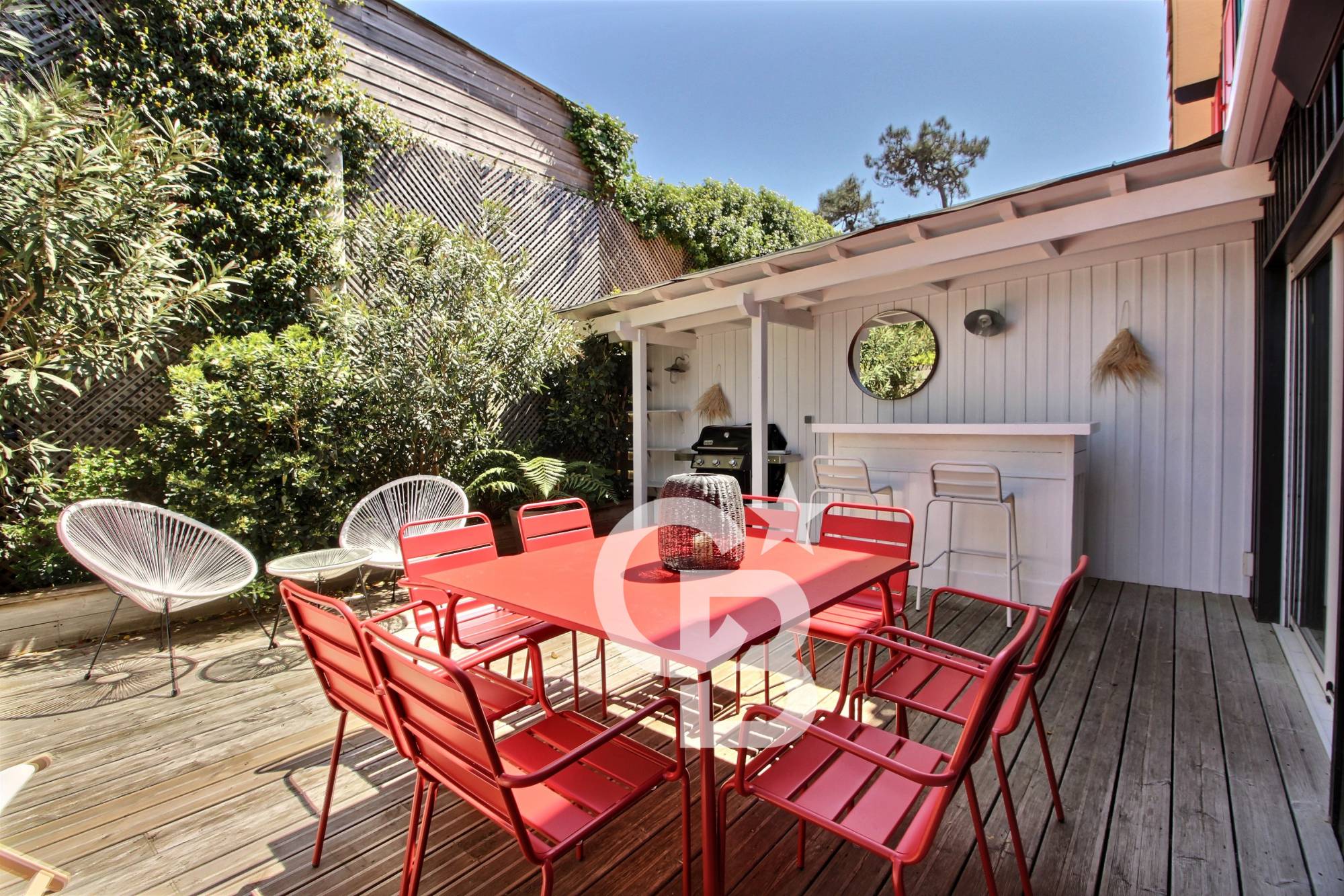 Location maison mitoyenne - 4 chambres et 8 couchages - Cap Ferret