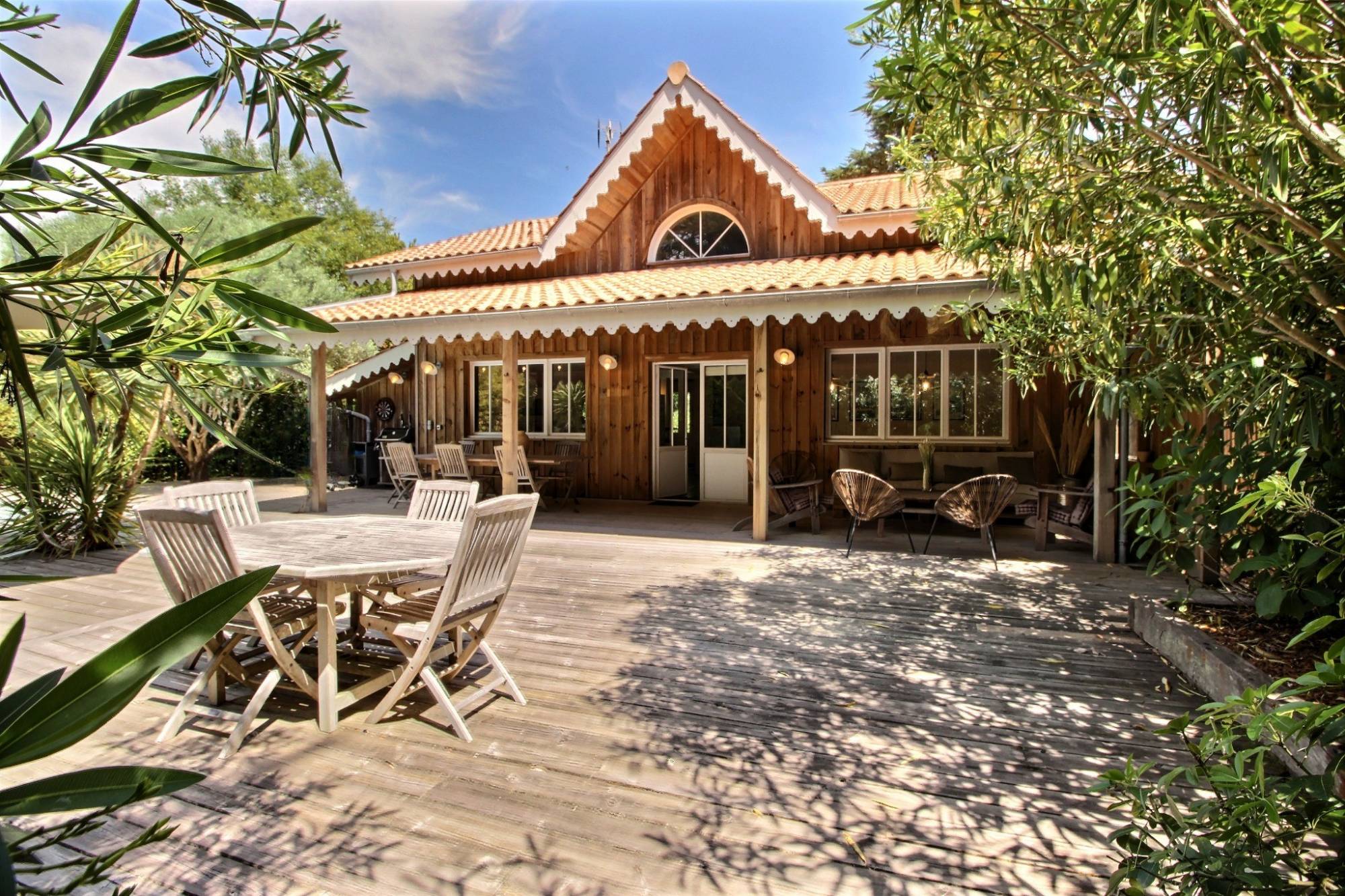 Location villa - 4 chambres et 8 couchages - piscine chauffée - Cap-Ferret centre