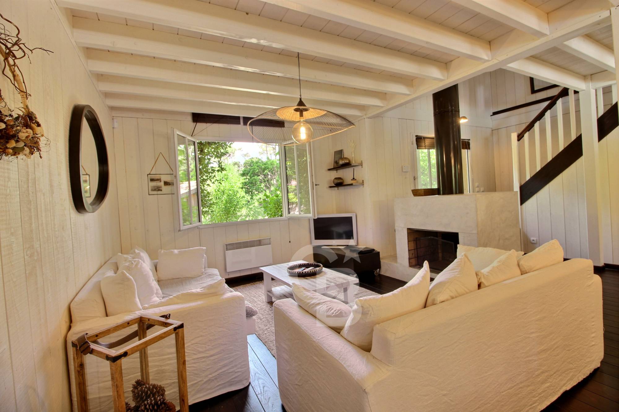 Location villa - 4 chambres et 8 couchages - piscine chauffée - Cap-Ferret centre