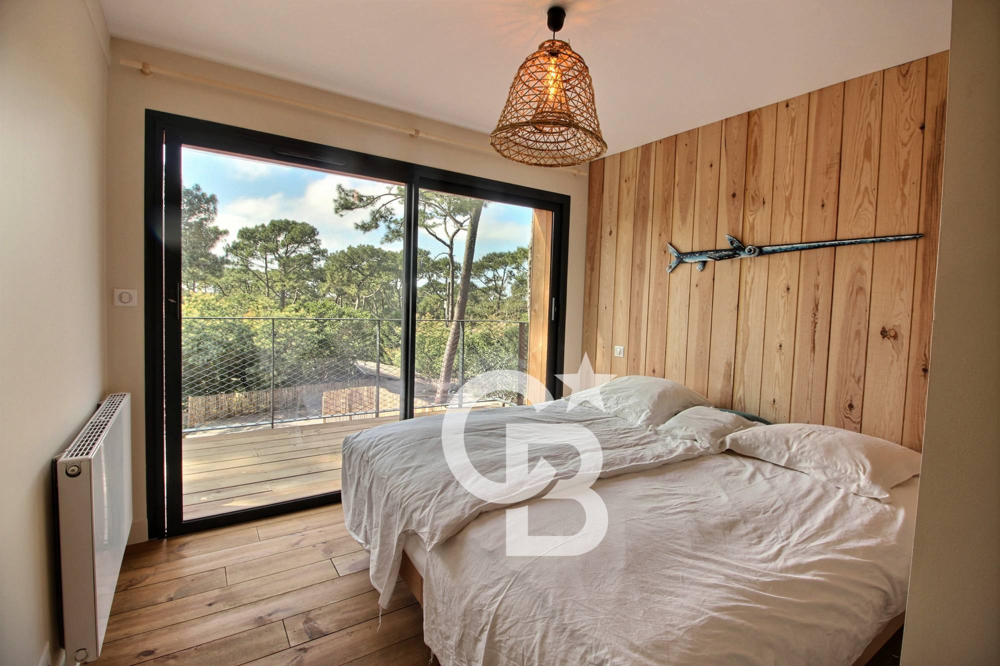 Location magnifique villa mitoyenne avec vue bassin sur les hauteurs du Cap-Ferret