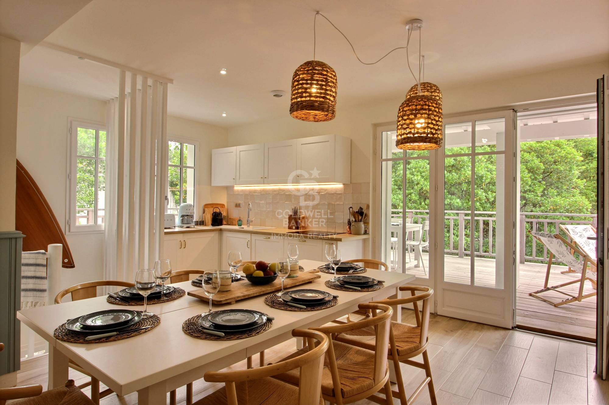 Location villa proche Bassin et Océan - 5 chambres et 10 couchages - Cap-Ferret