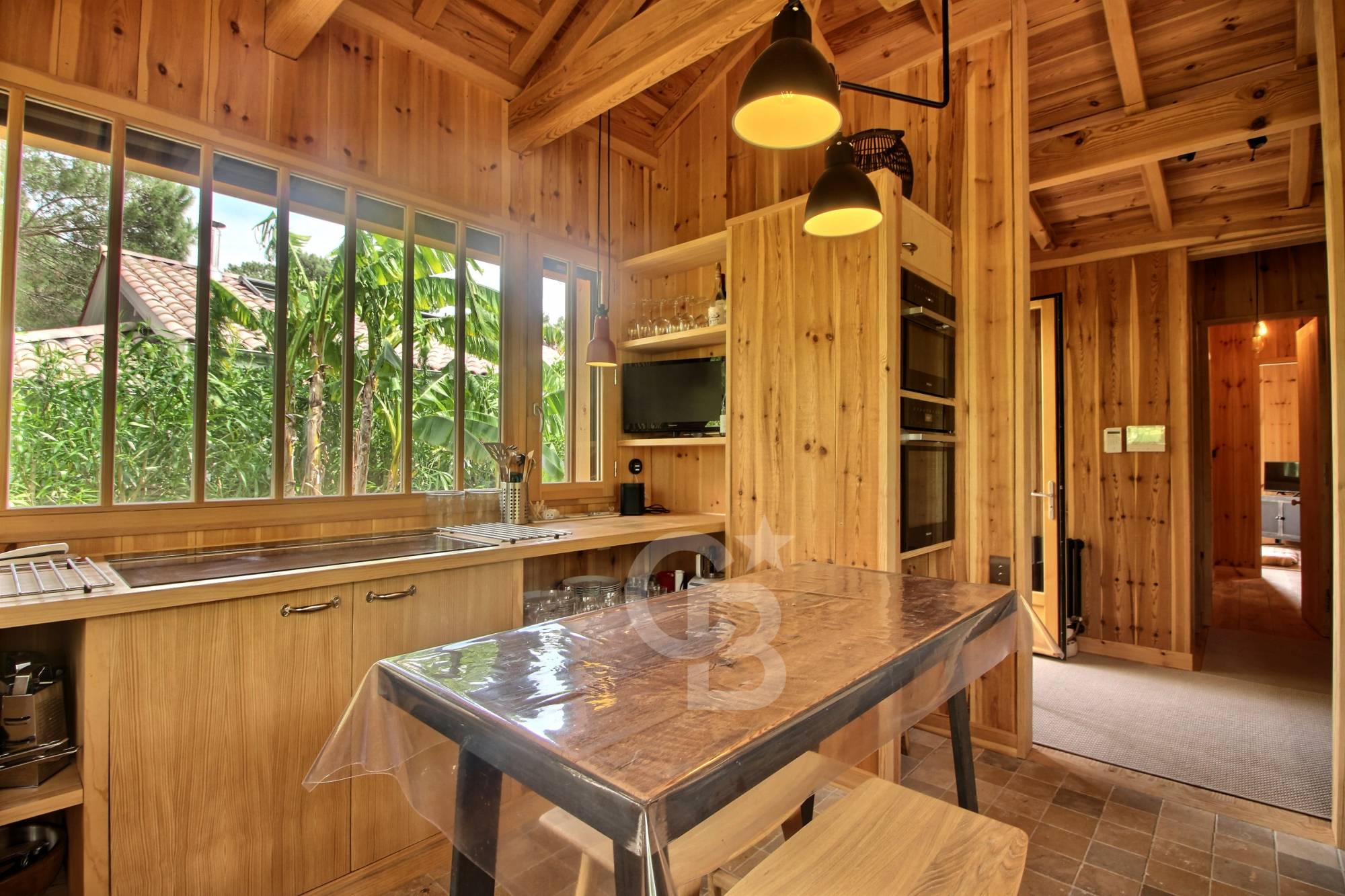 Location charmante villa 5 chambres avec piscine chauffée - Cap Ferret Centre