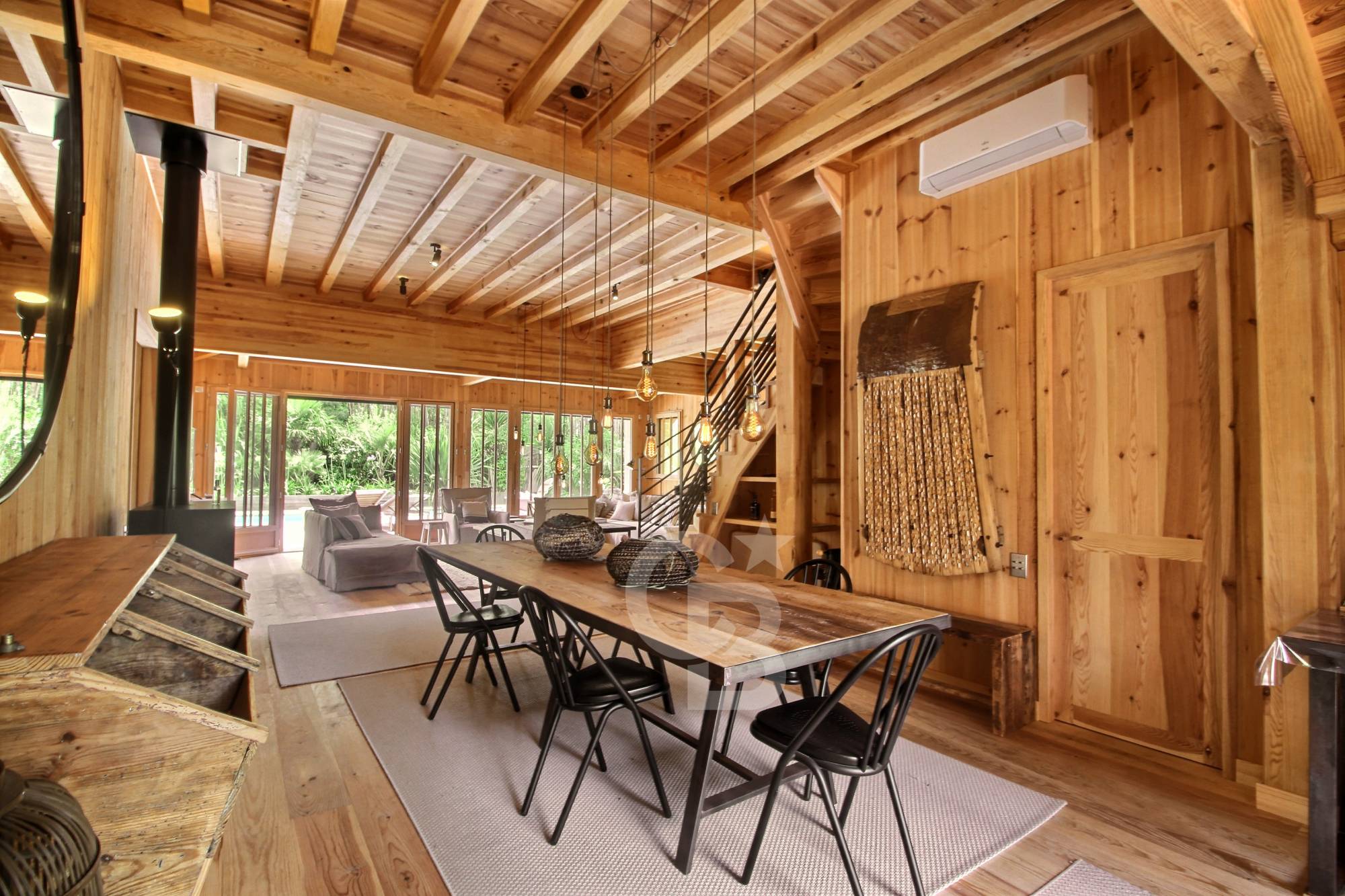 Location charmante villa 5 chambres avec piscine chauffée - Cap Ferret Centre