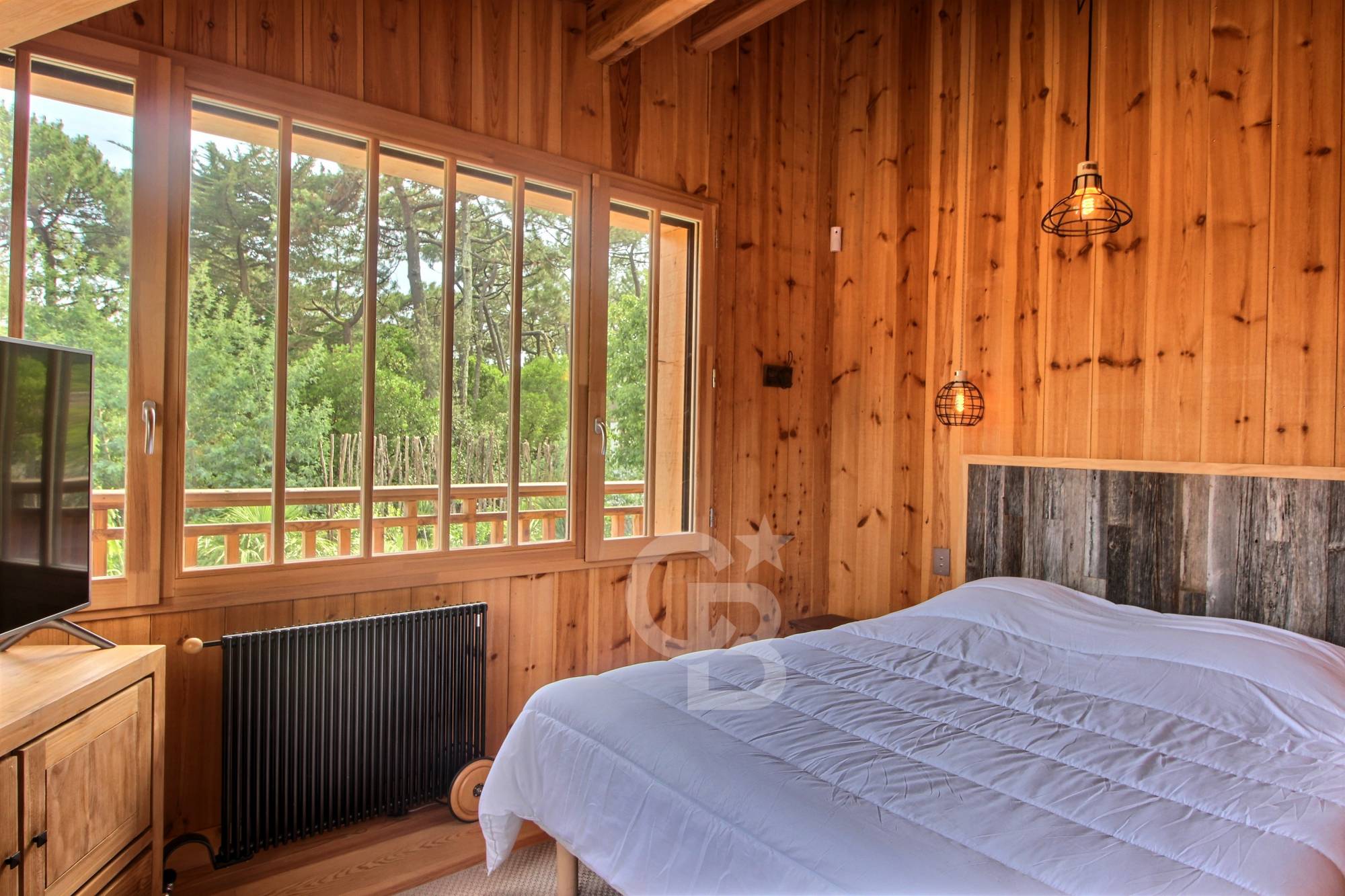 Location charmante villa 5 chambres avec piscine chauffée - Cap Ferret Centre