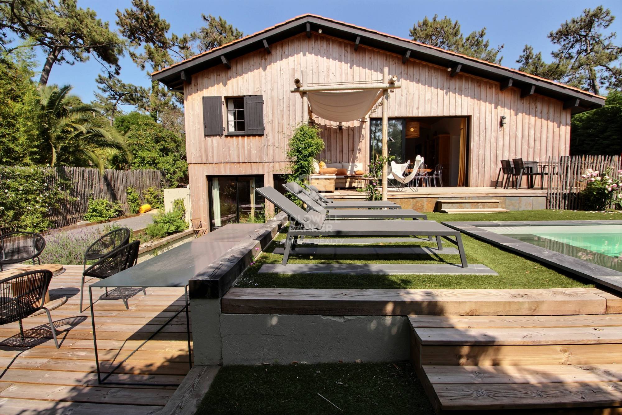 Location villa - 5 chambres et 10 couchages - piscine - Cap Ferret centre