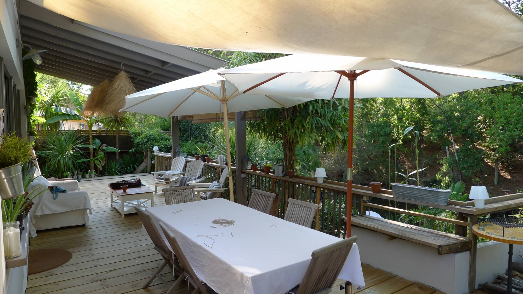 location de vacances maison 6 personnes accès direct aux canal cazaux