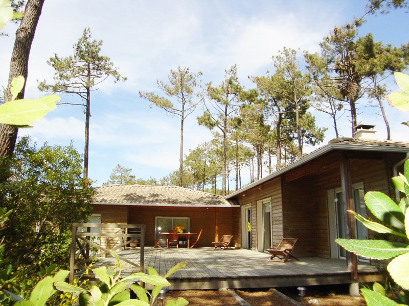 Villa bois à louer pour 8 personnes proche du Cap-Ferret