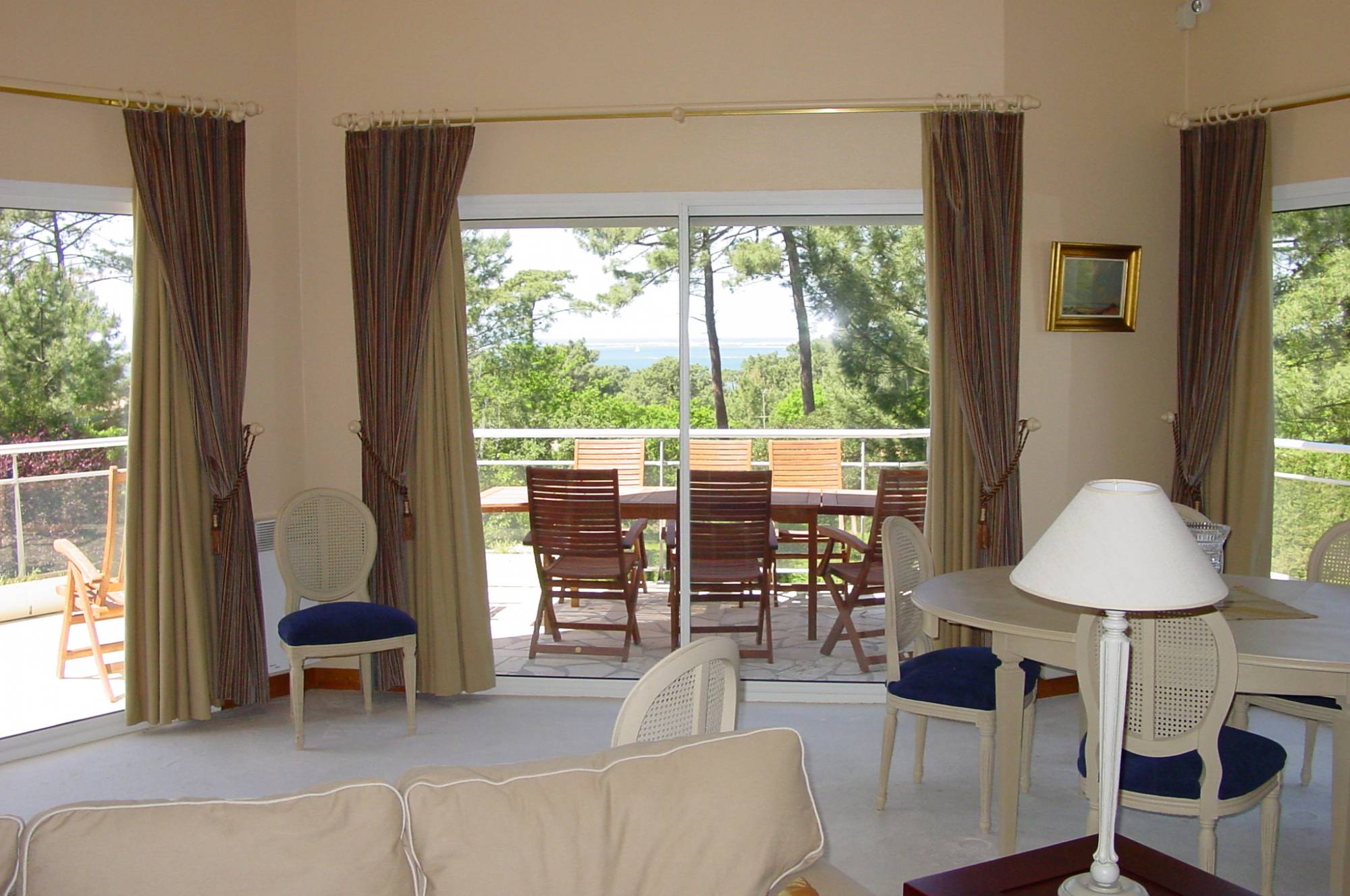 location saisonnière villa avec vue mer bassin d'arcachon