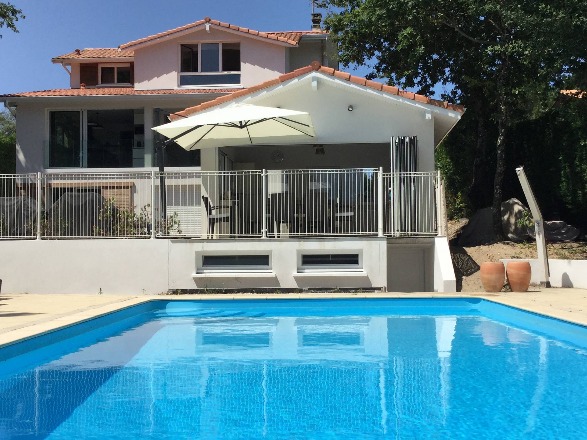 maison à louer pour 10 personnes avec piscine bassin d'arcachon