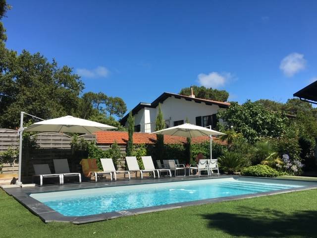 location saisonnière maison avec piscine arcachon