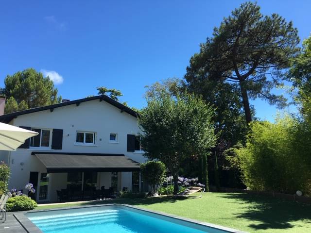 maison à louer avec piscine bassin d'arcachon