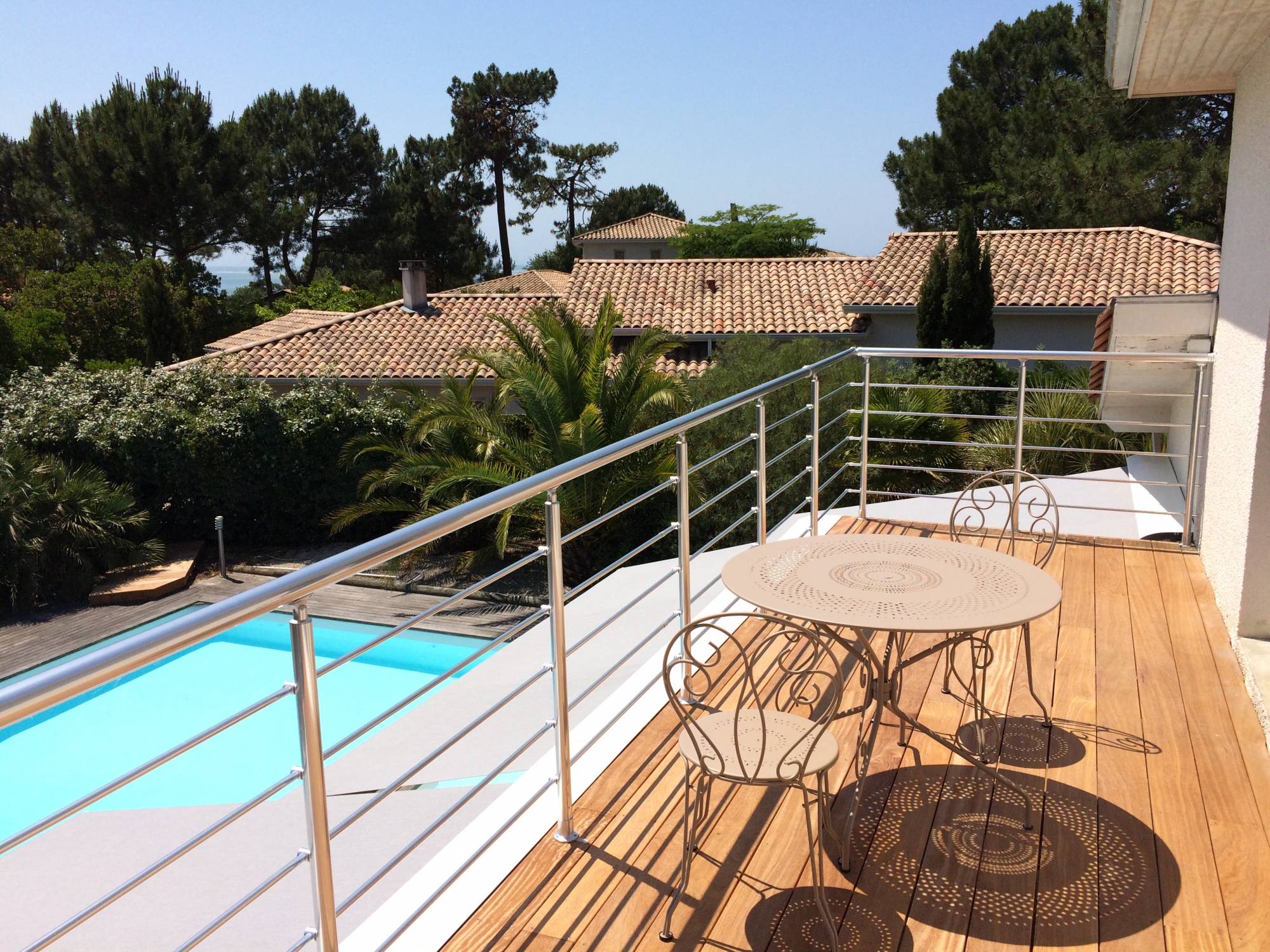 maison avec piscine en location proche dune du pilat