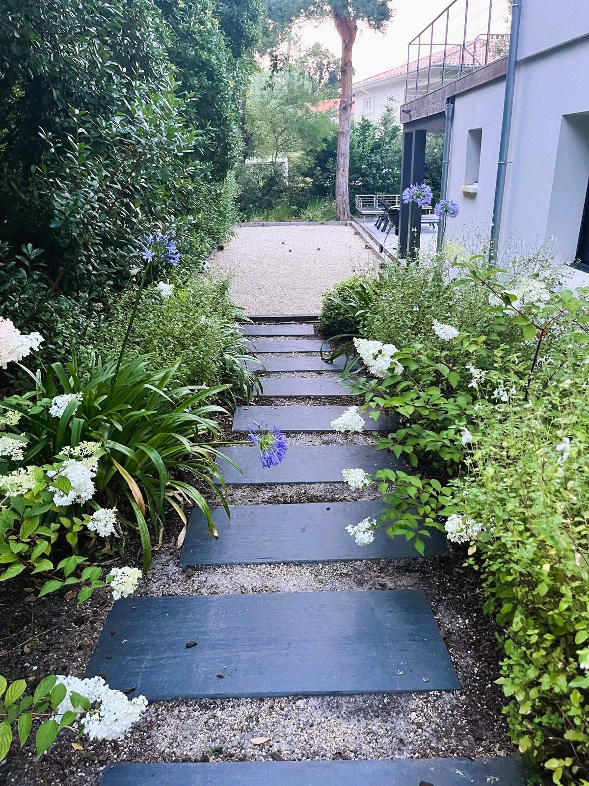 Location grande villa contemporaine 6 chambres avec piscine chauffée - Arcachon Le Moulleau