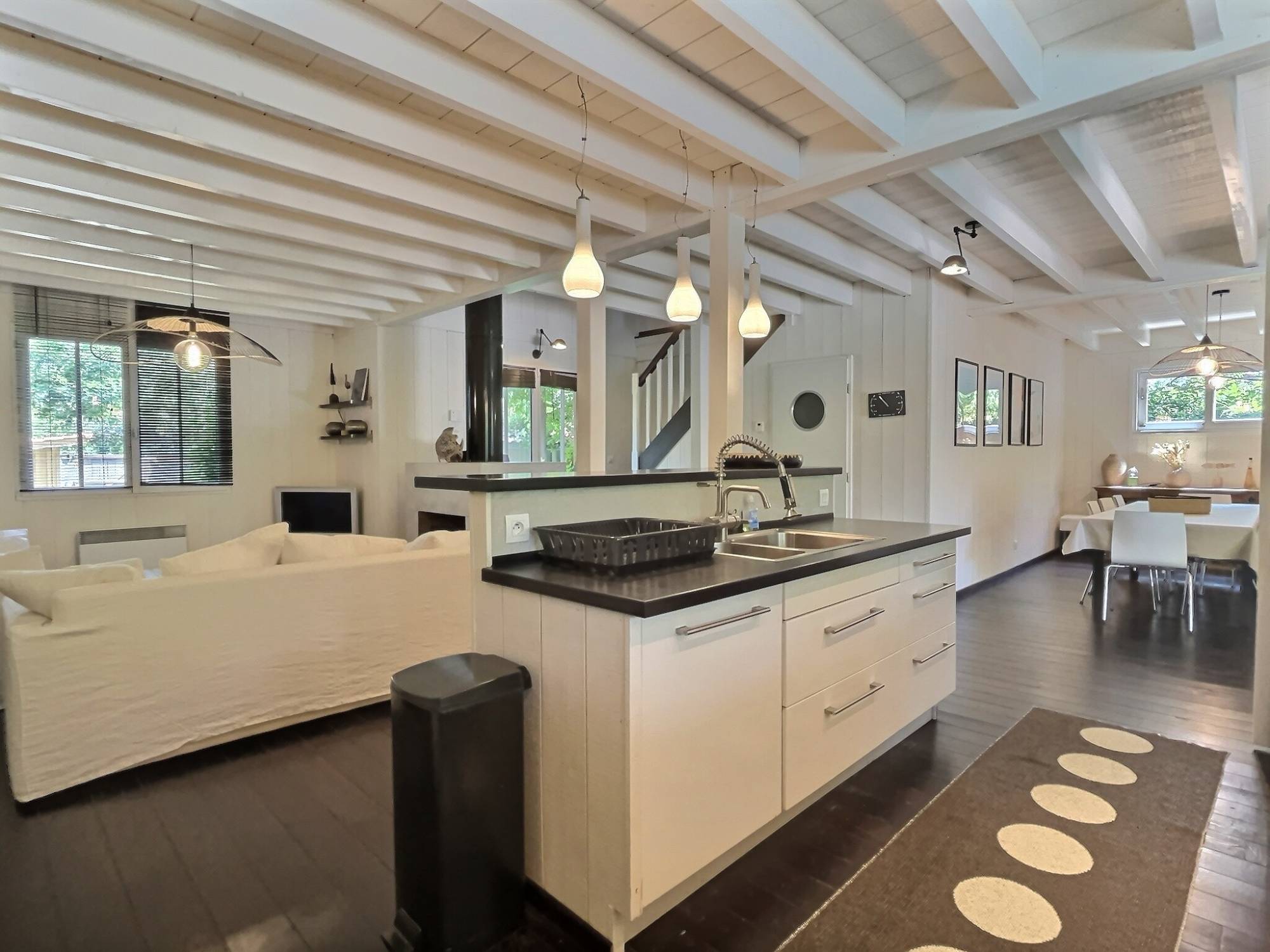 Location villa - 4 chambres et 8 couchages - piscine chauffée - Cap-Ferret centre