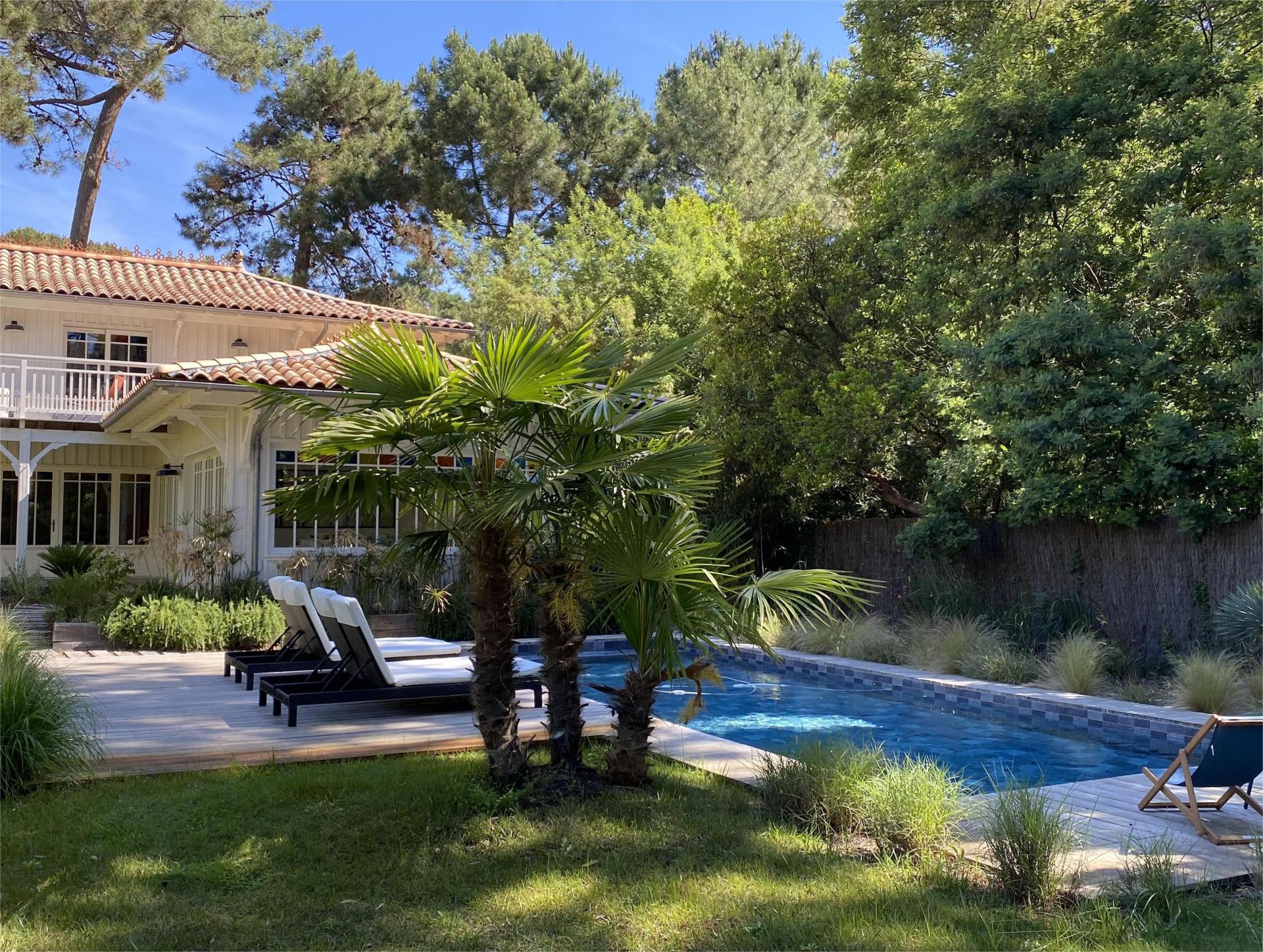 Location villa - 5 chambres et 10 couchages - piscine - Cap Ferret