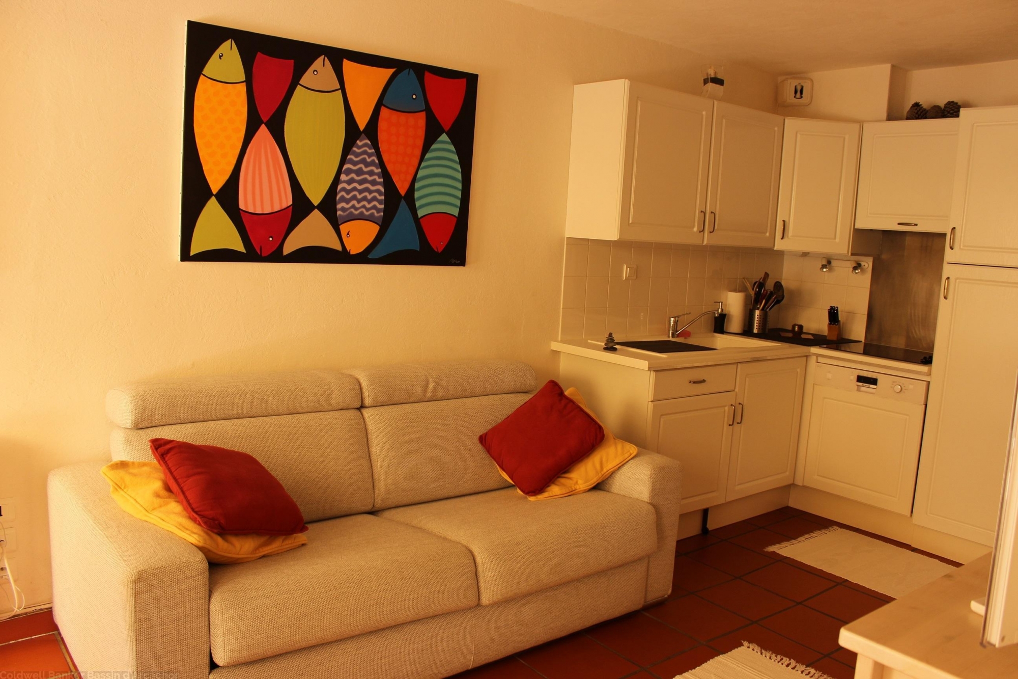 Dans résidence avec piscine, appartement pour 4 personnes centre cap-ferret