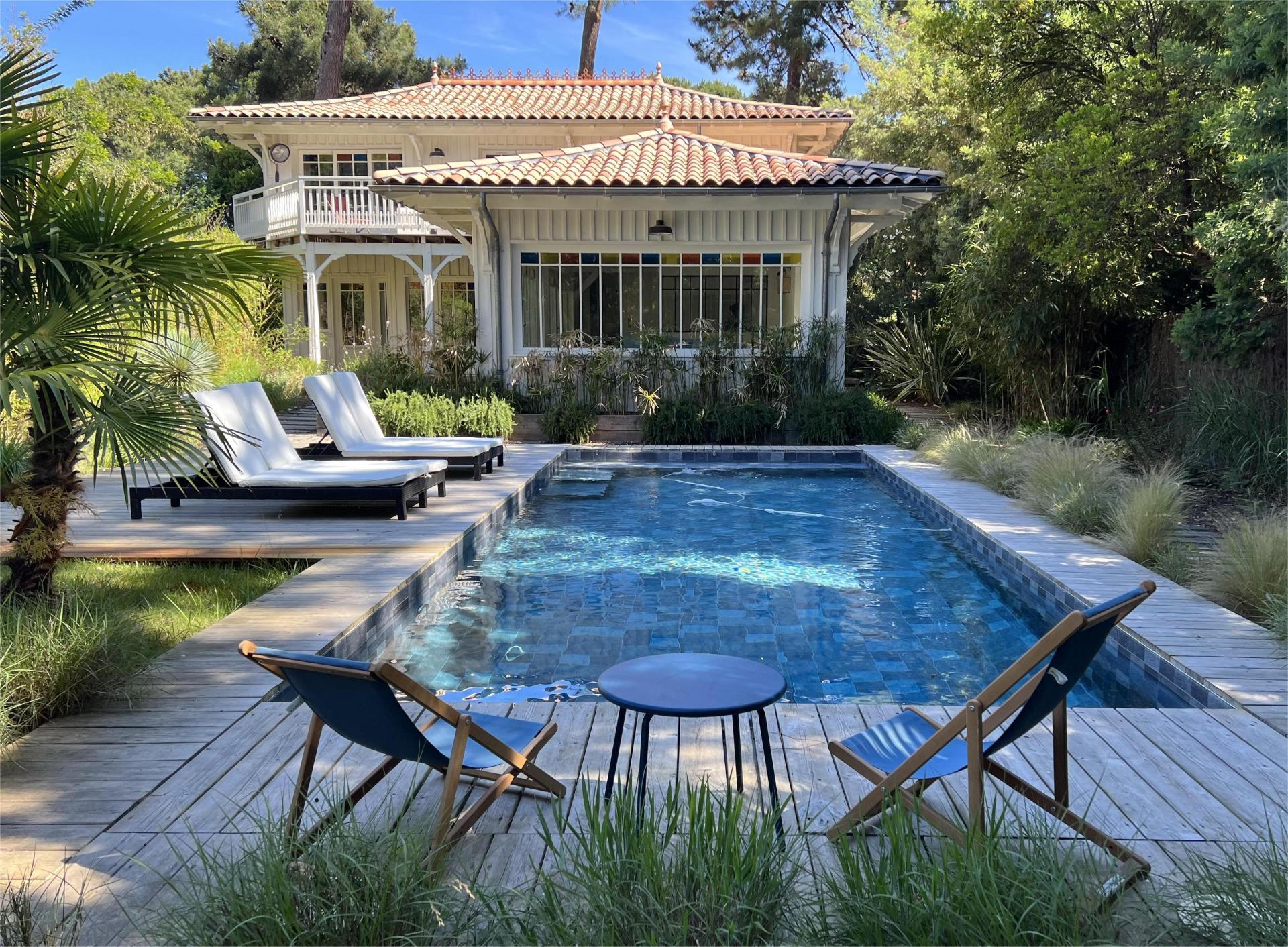 Location villa - 5 chambres et 10 couchages - piscine - Cap Ferret