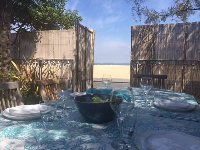 location saisonnière maison face à la plage bassin d'arcachon