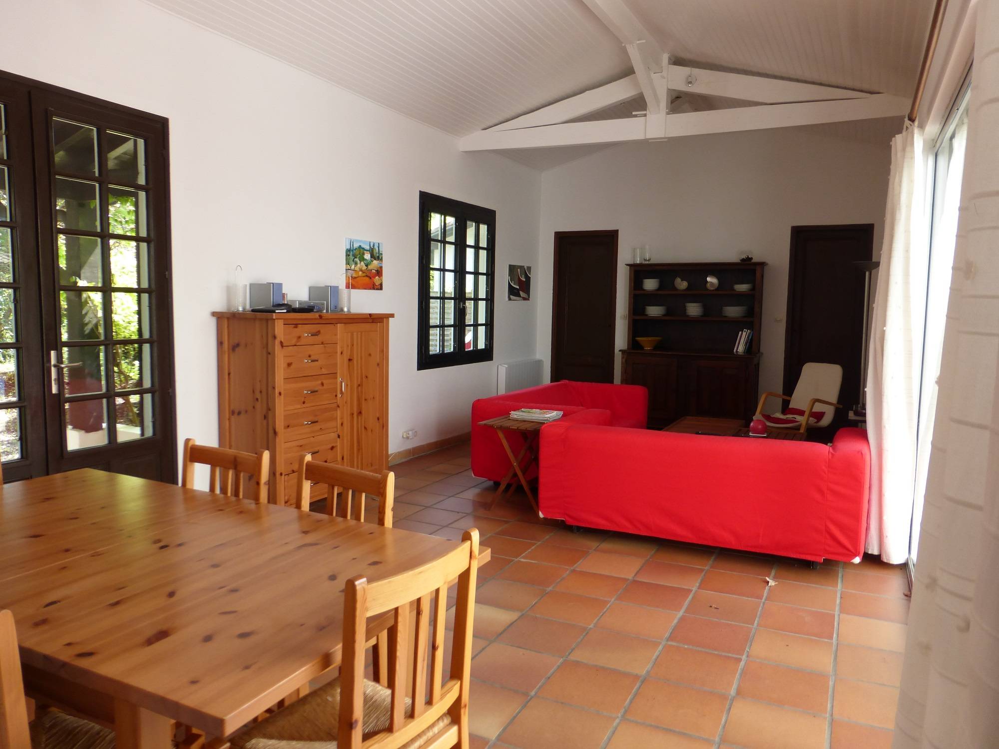 location saisonnière villa avec piscine proche plage et dune du pilat