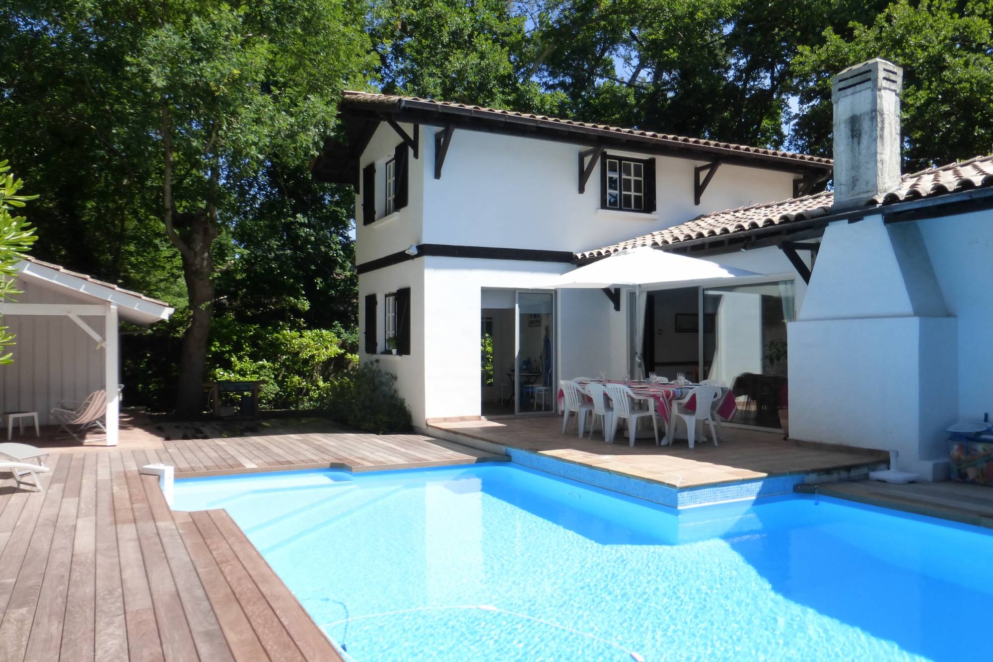 a louer maison 4 chambres avec piscine chauffée pyla sur mer