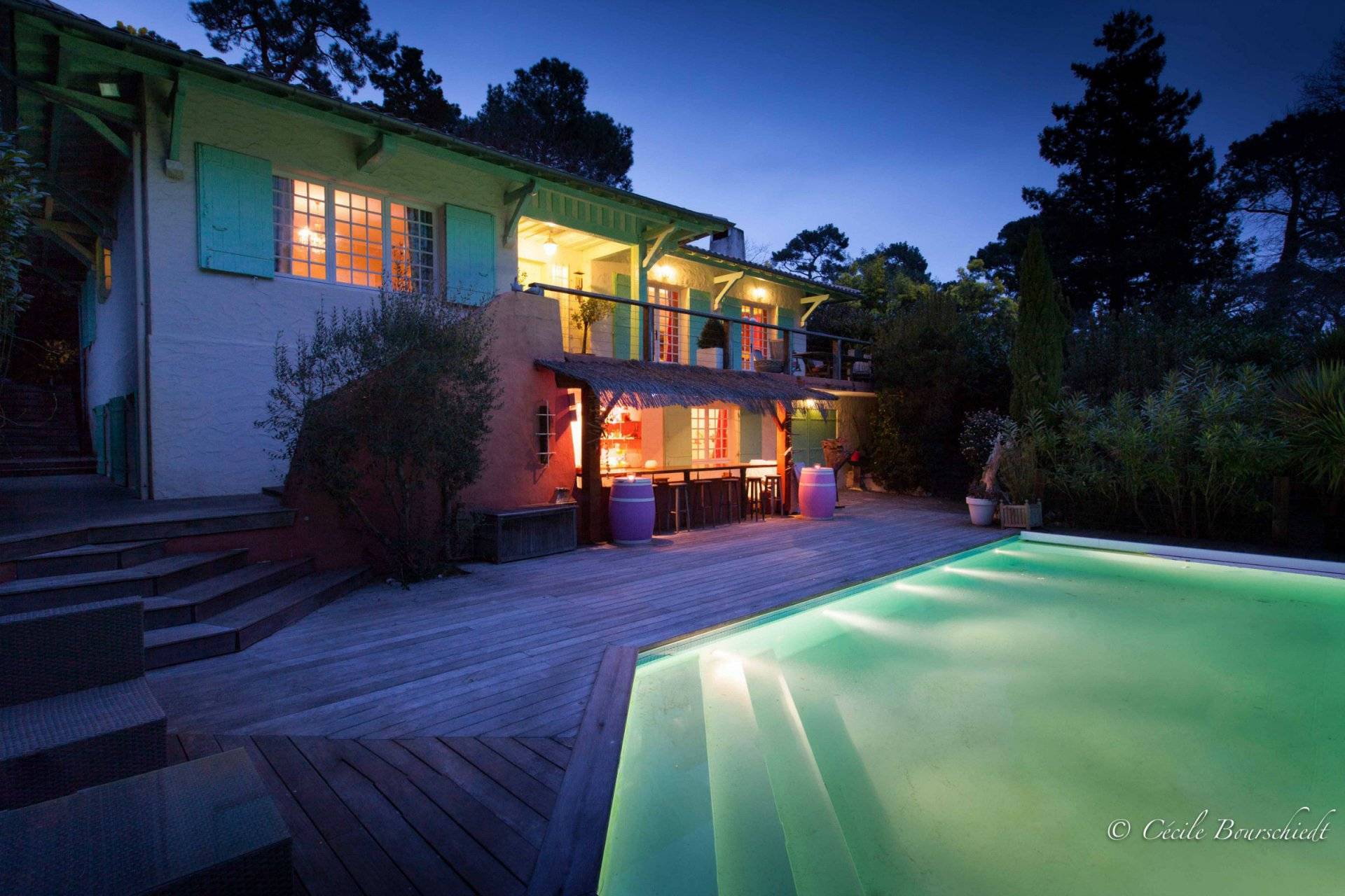 villa en location vacances pereire avec piscine