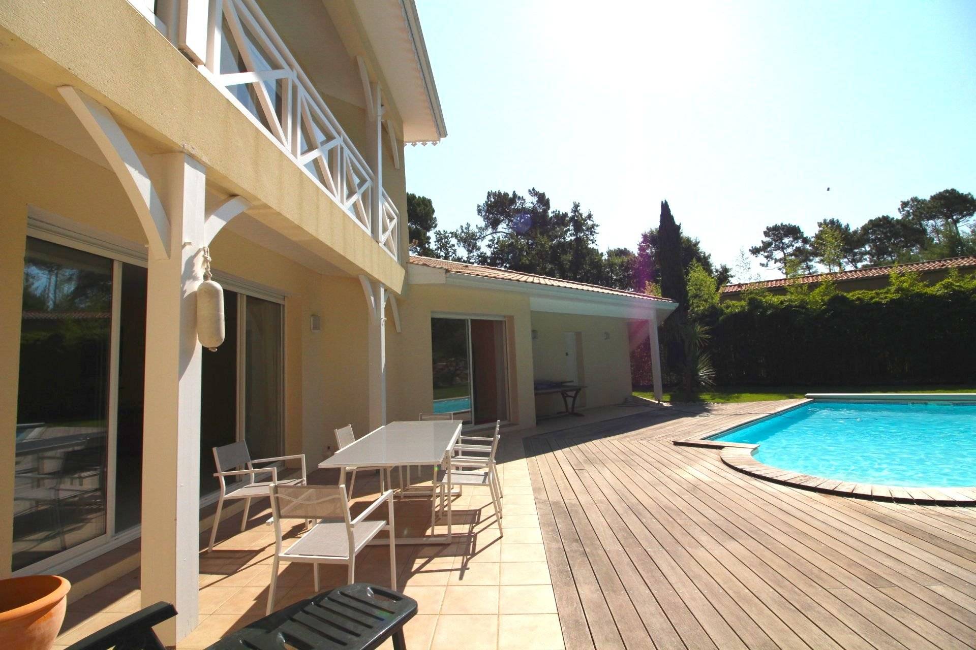 locations de vacances maison 8 couchages avec jardin et piscine arcachon moulleau