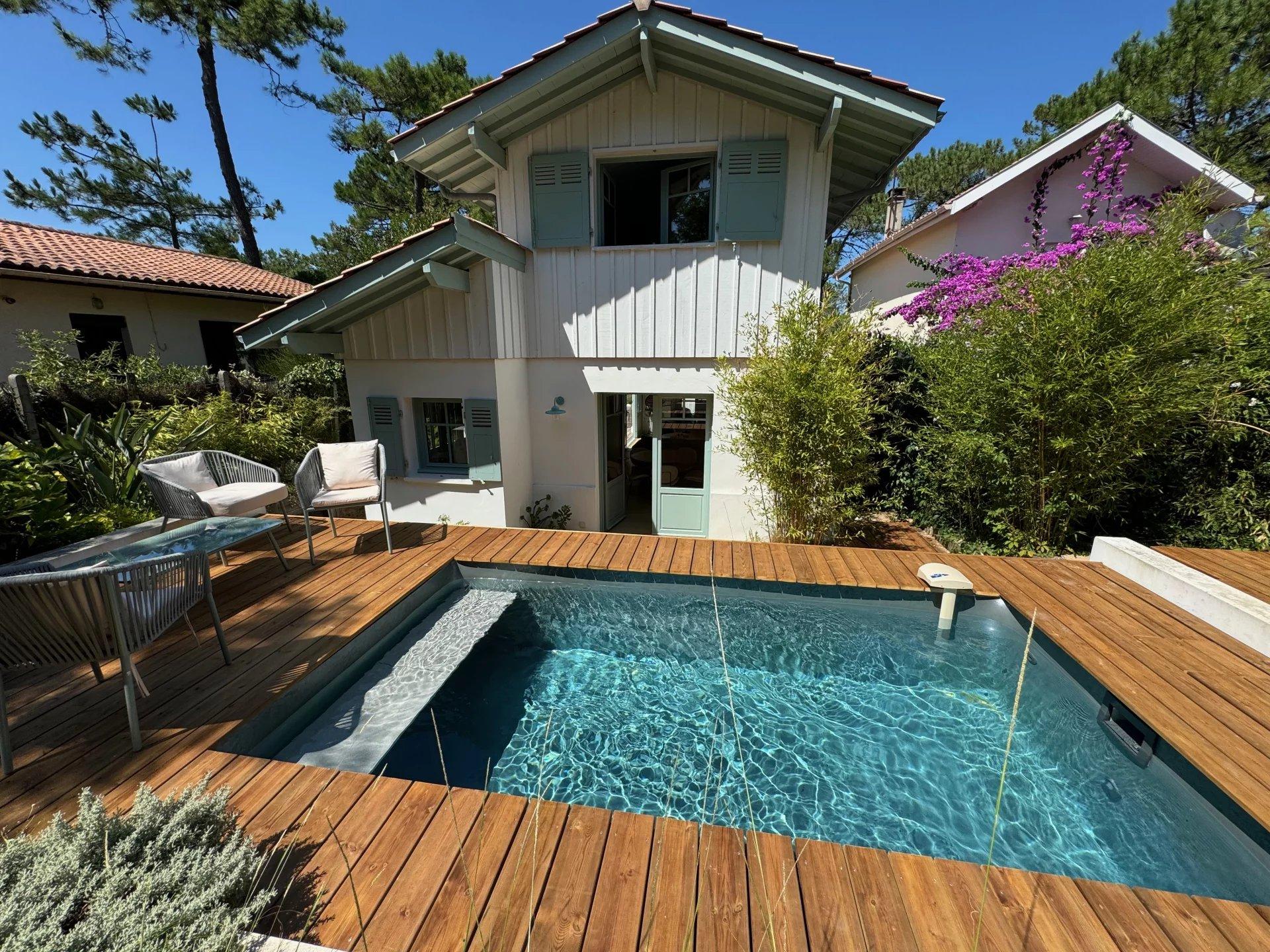 Location charmante villa - 3 chambres et 6 couchages - Cap Ferret centre