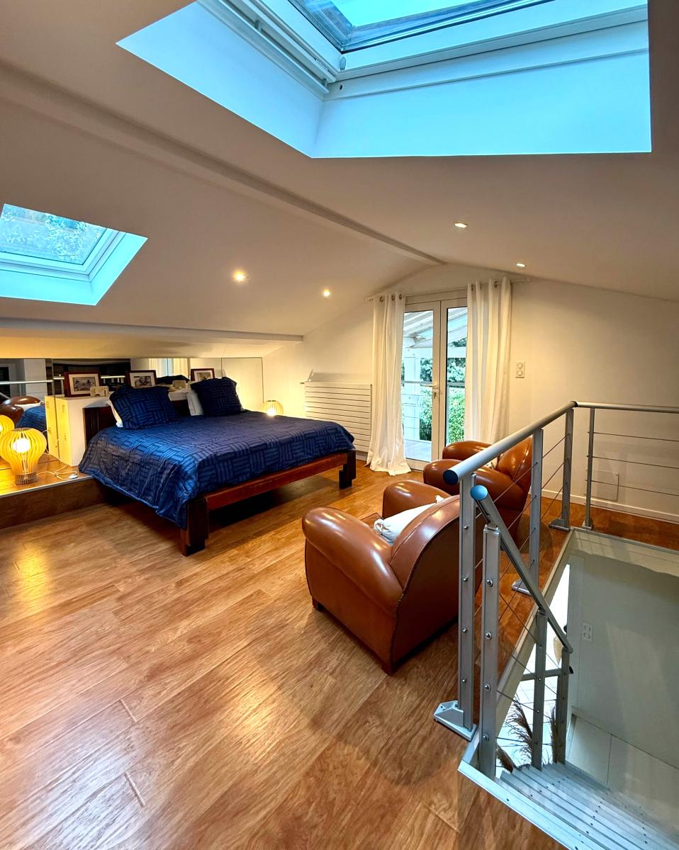 Charmante villa 4 chambres et jardin, sur les hauteurs du Moulleau /cercle de Voile