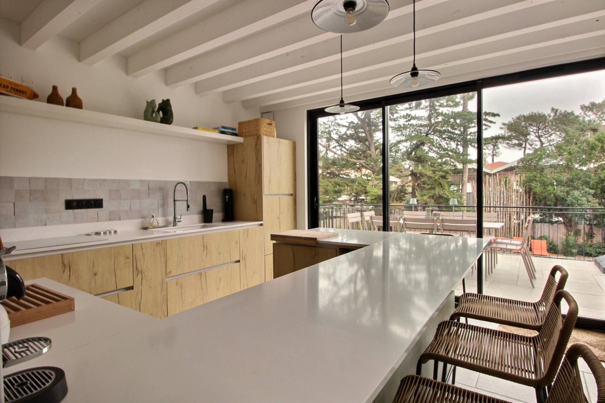 Location villa - 5 chambres et 10 couchages - piscine - Cap Ferret centre