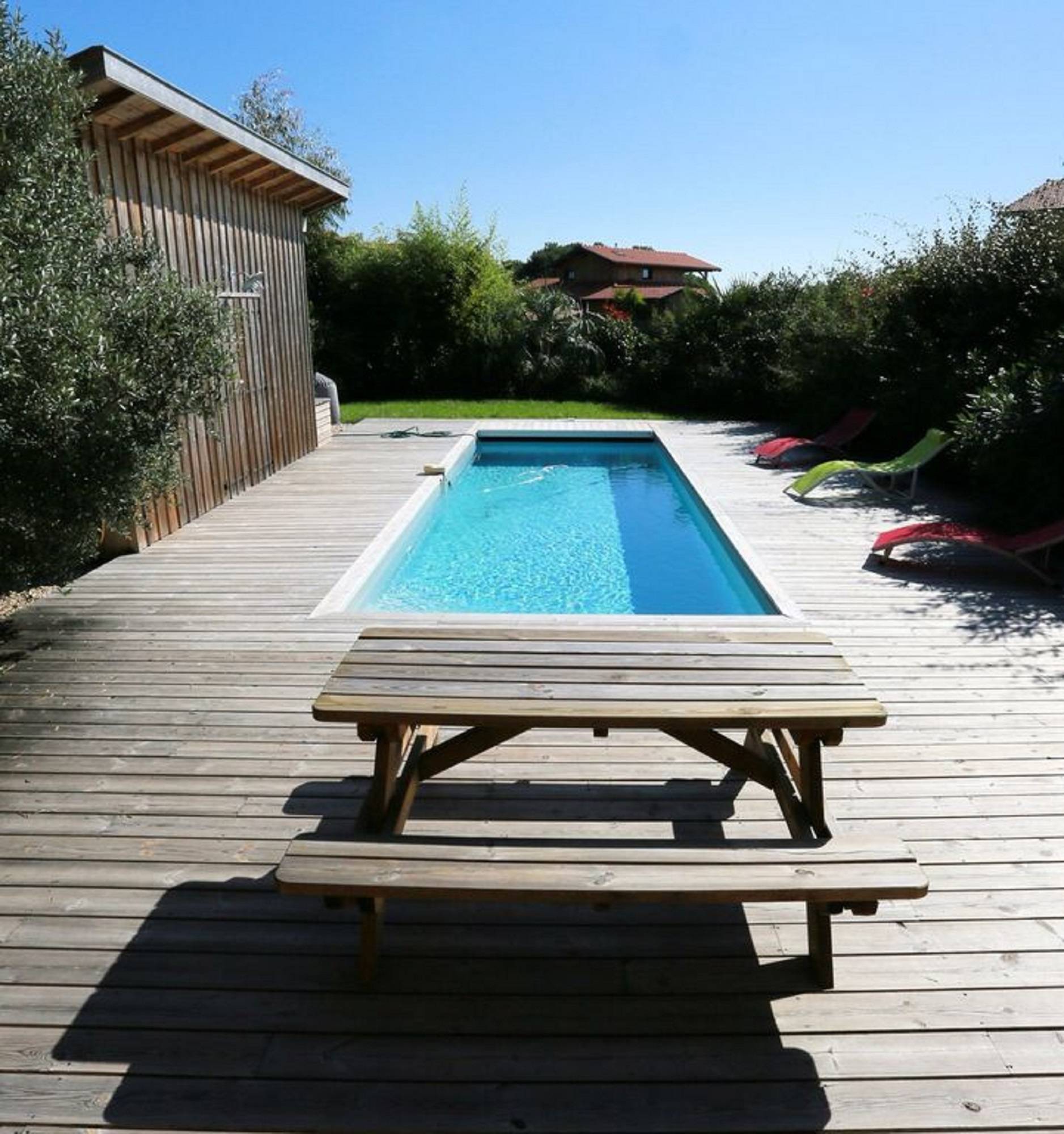 location saisonnière maison avec piscine chauffée