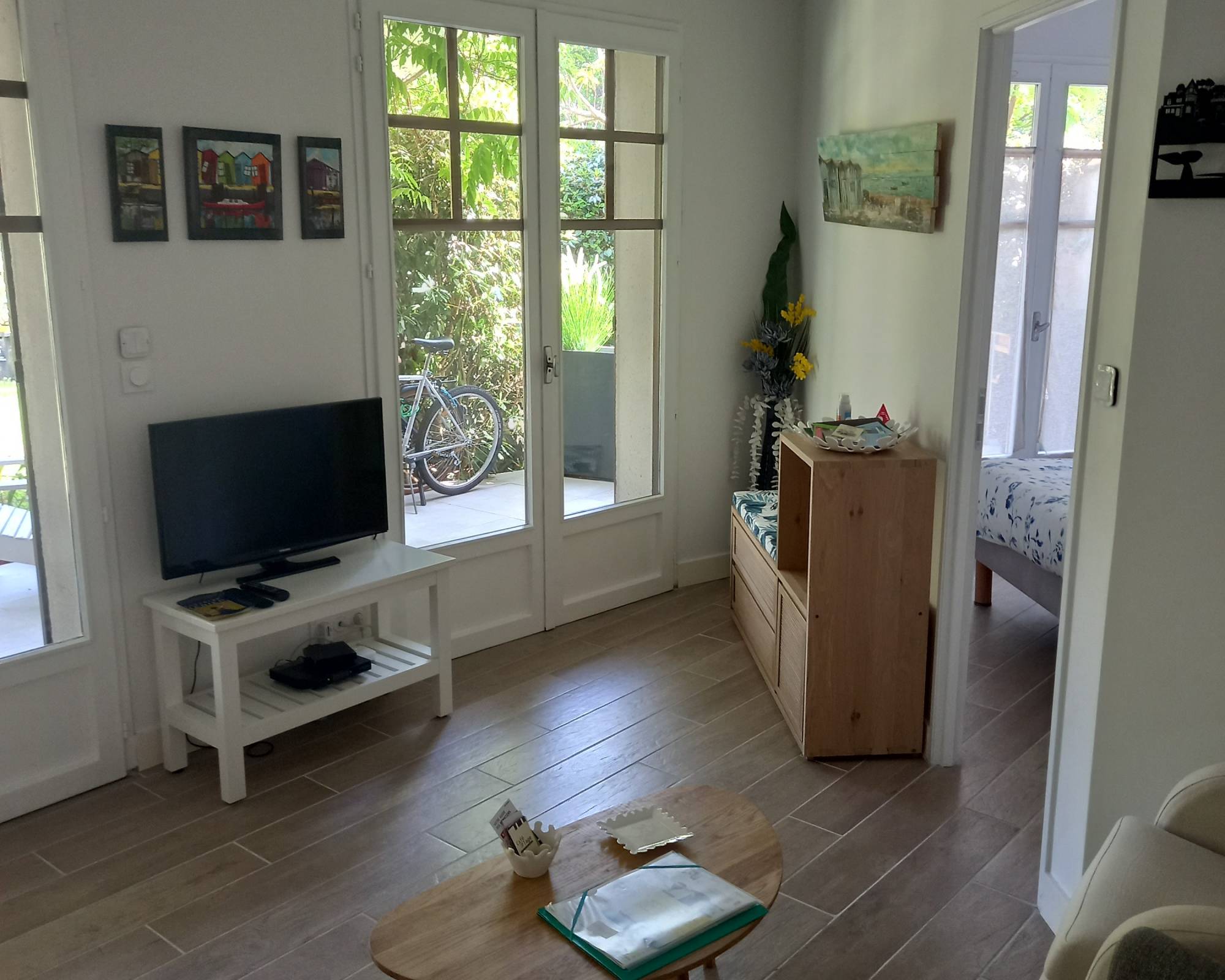 Location appartement avec grand jardin privatif - Arcachon Le Moulleau