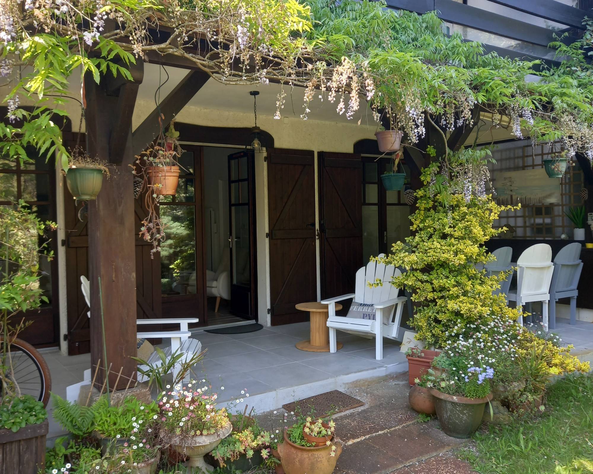 Location appartement avec grand jardin privatif - Arcachon Le Moulleau