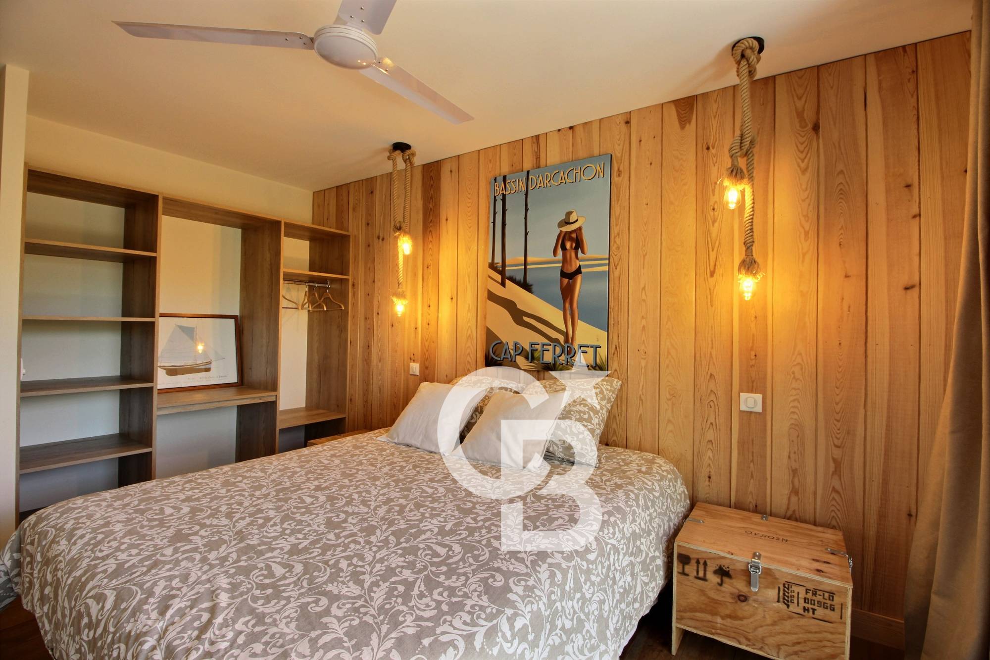 Location splendide villa mitoyenne 4 chambres en première ligne Bassin - Cap-Ferret