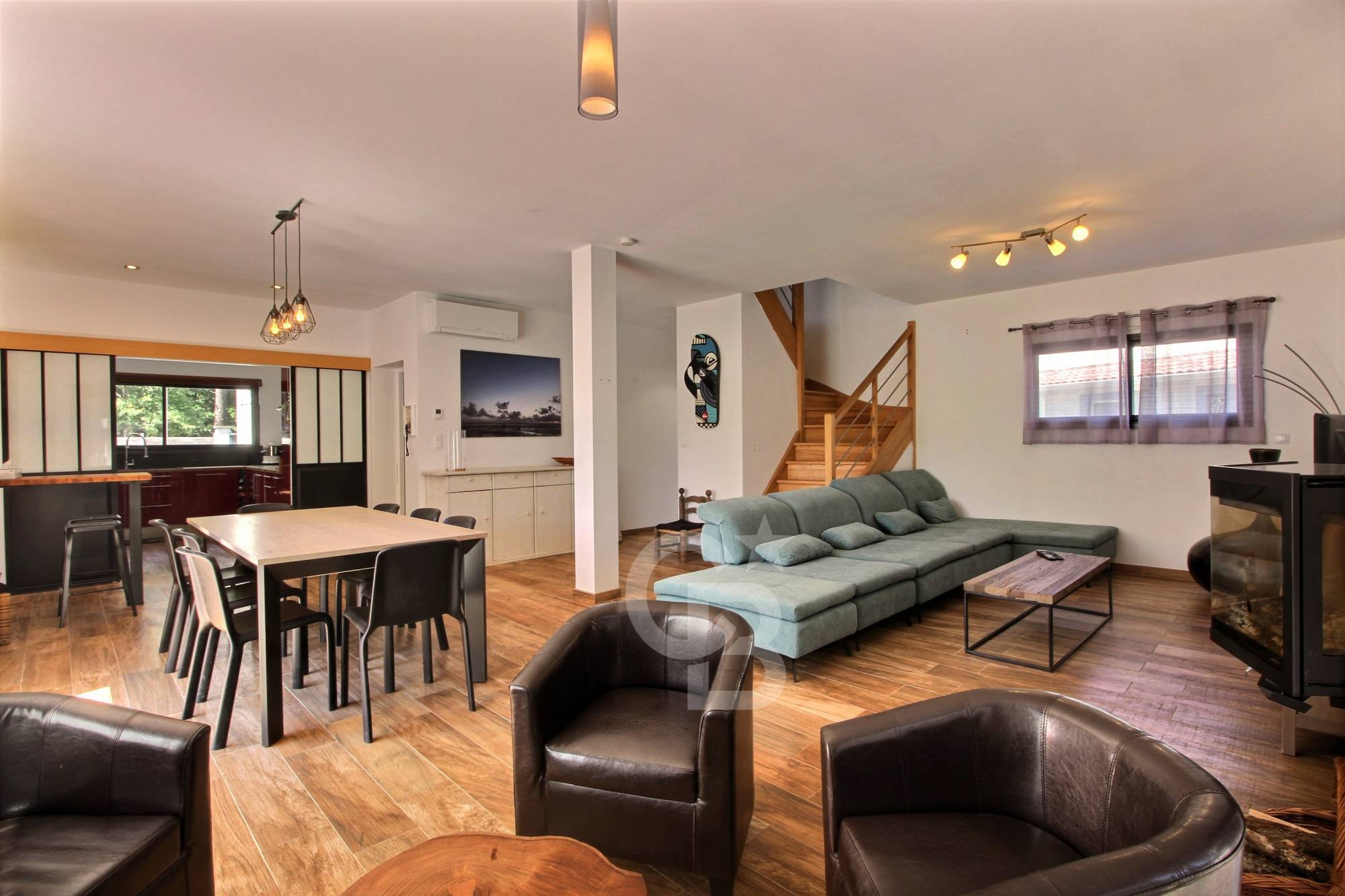 Location villa 4 chambres avec piscine chauffée - Lège-Cap-Ferret