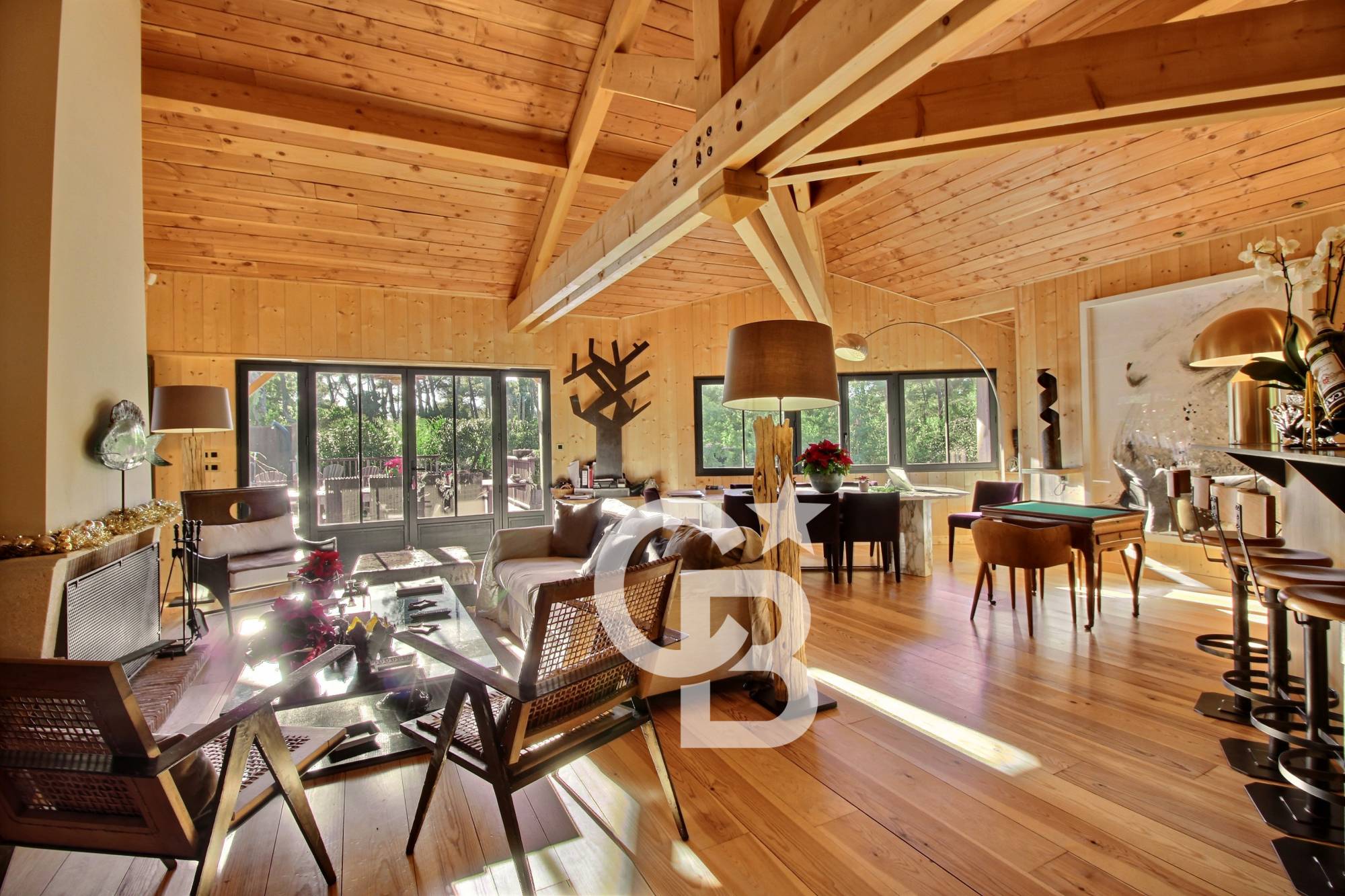 Location villa 5 chambres avec piscine chauffée proche Bassin et Océan - Cap Ferret