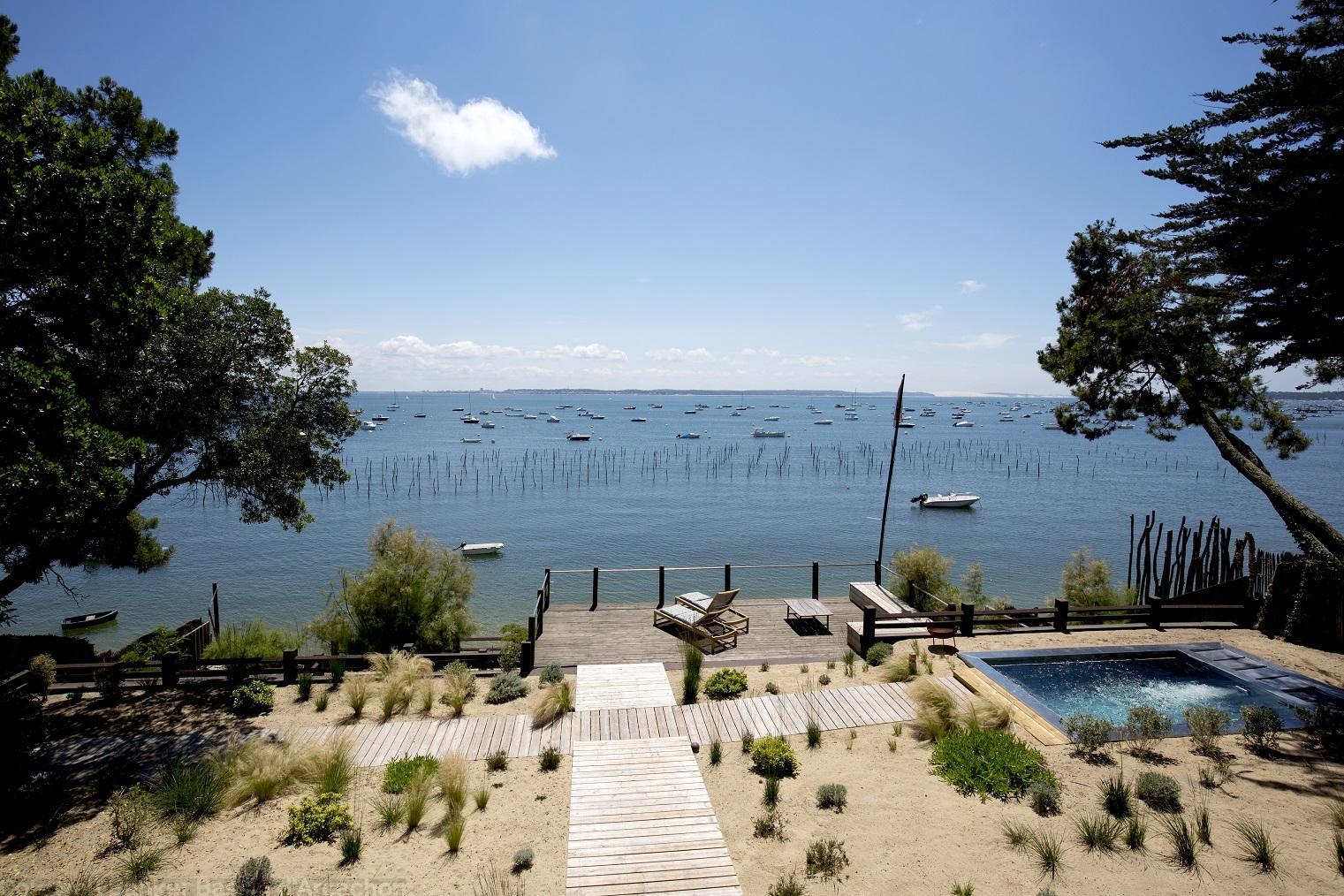 villa de prestige en location saisonnière Bassin Arcachon