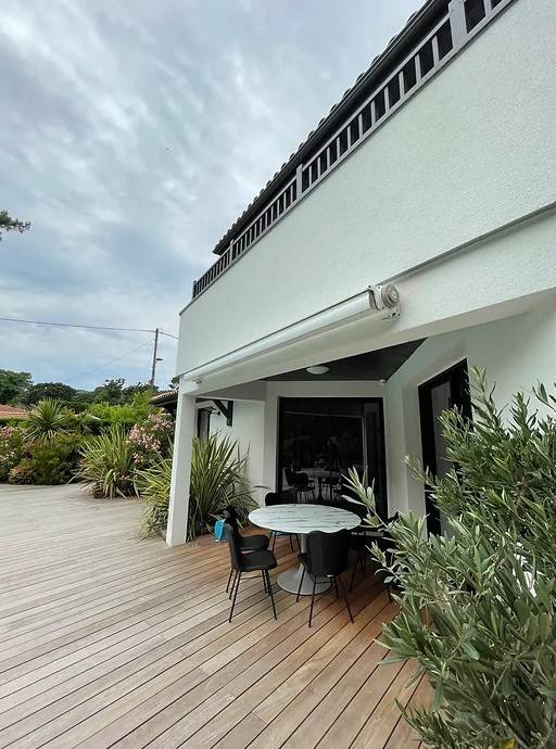 Location belle villa moderne avec 5 chambres et piscine chauffée - ARCACHON ABATILLES