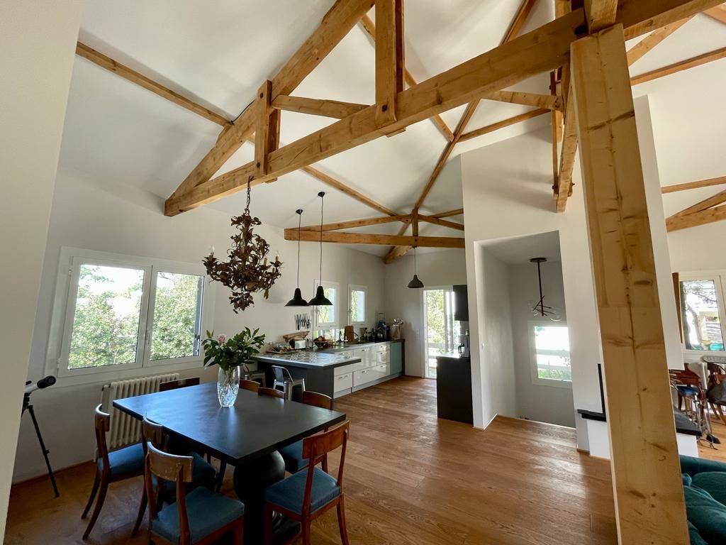 maison avec jardin et 4 chambres a louer au moulleau