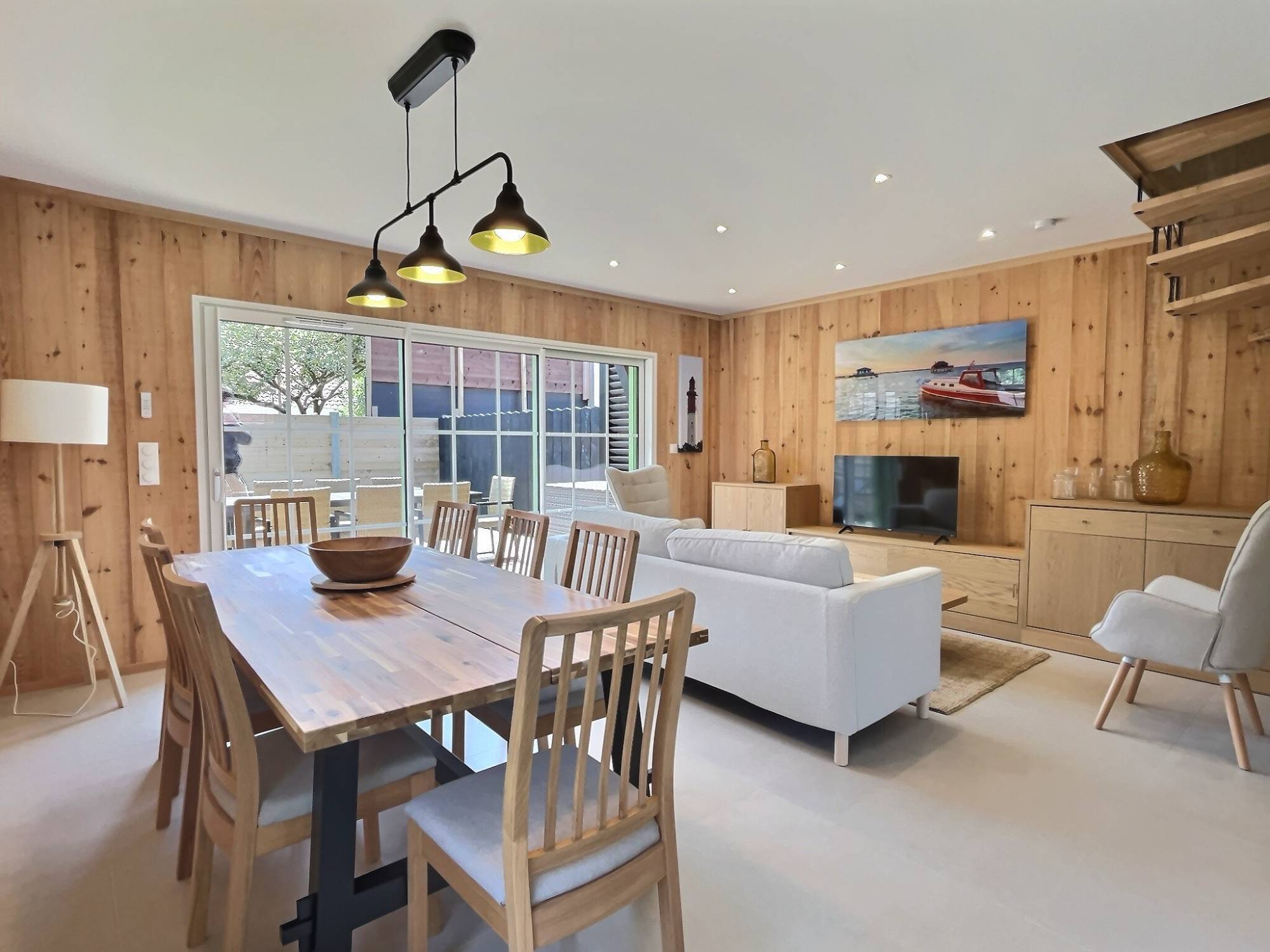 Location villa mitoyenne - 3 chambres et 6 couchages - Proche Océan - Cap Ferret