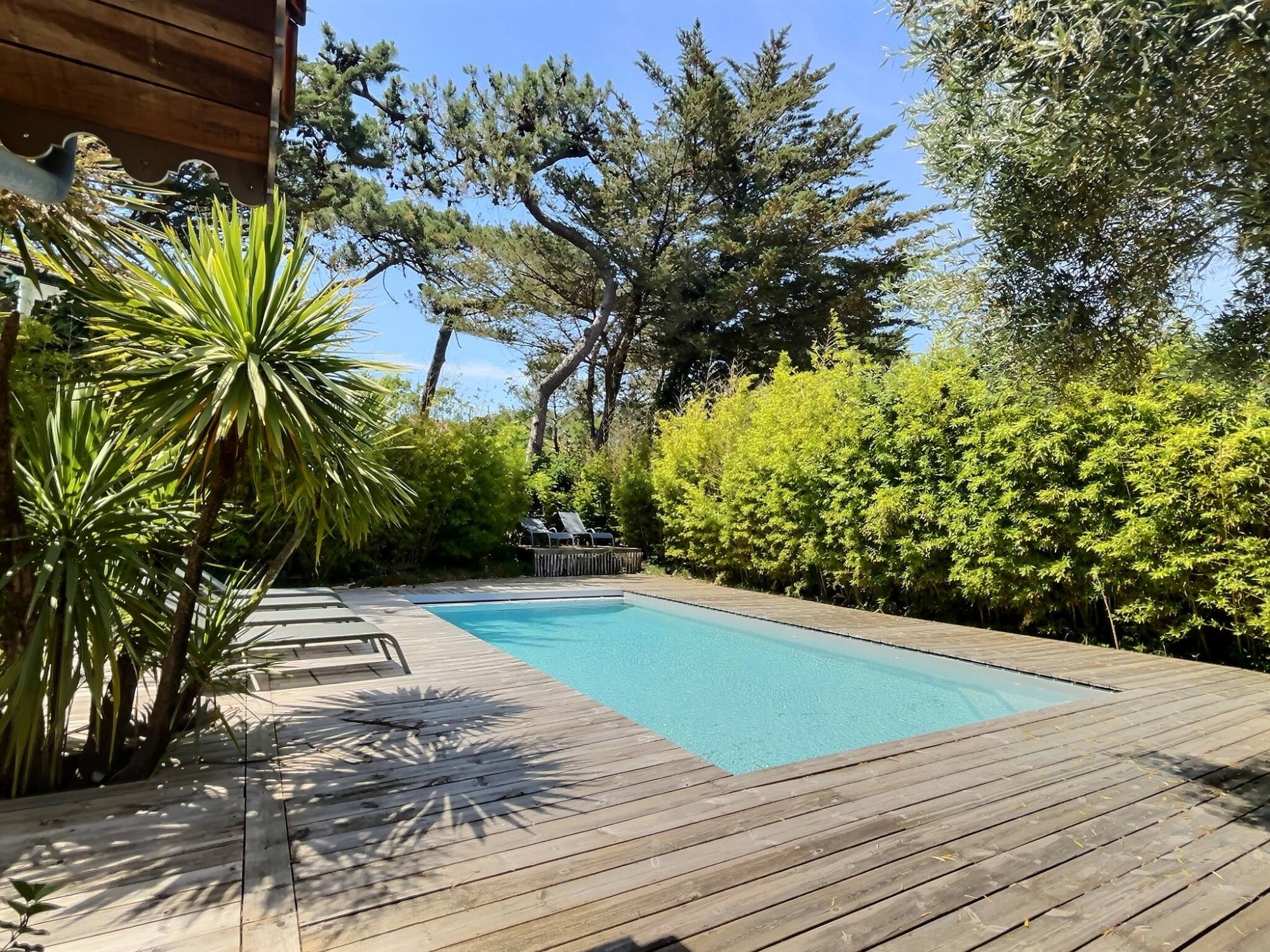 Location villa 5 chambres avec piscine chauffée - Cap-Ferret